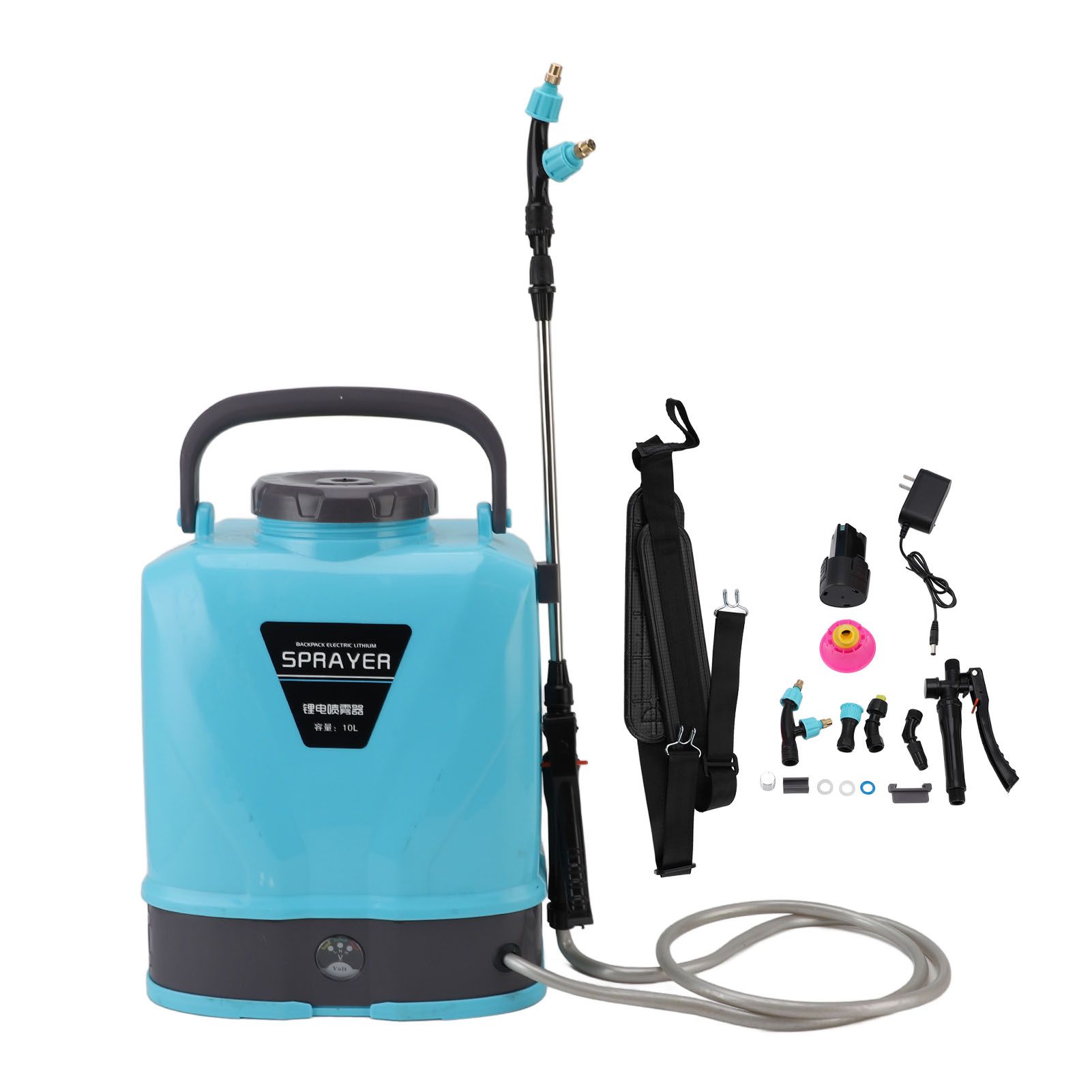 Battery Powered Backpack Sprayer Adjustable Pressure Agricultural Electric view 3
