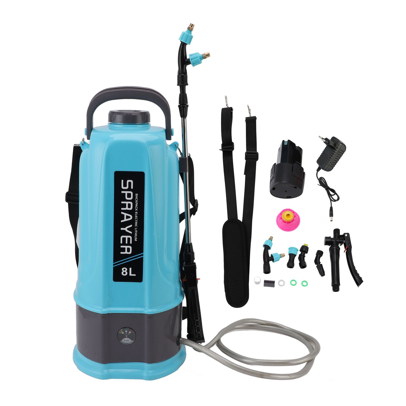 Battery Powered Backpack Sprayer Adjustable Pressure Agricultural Electric view 3