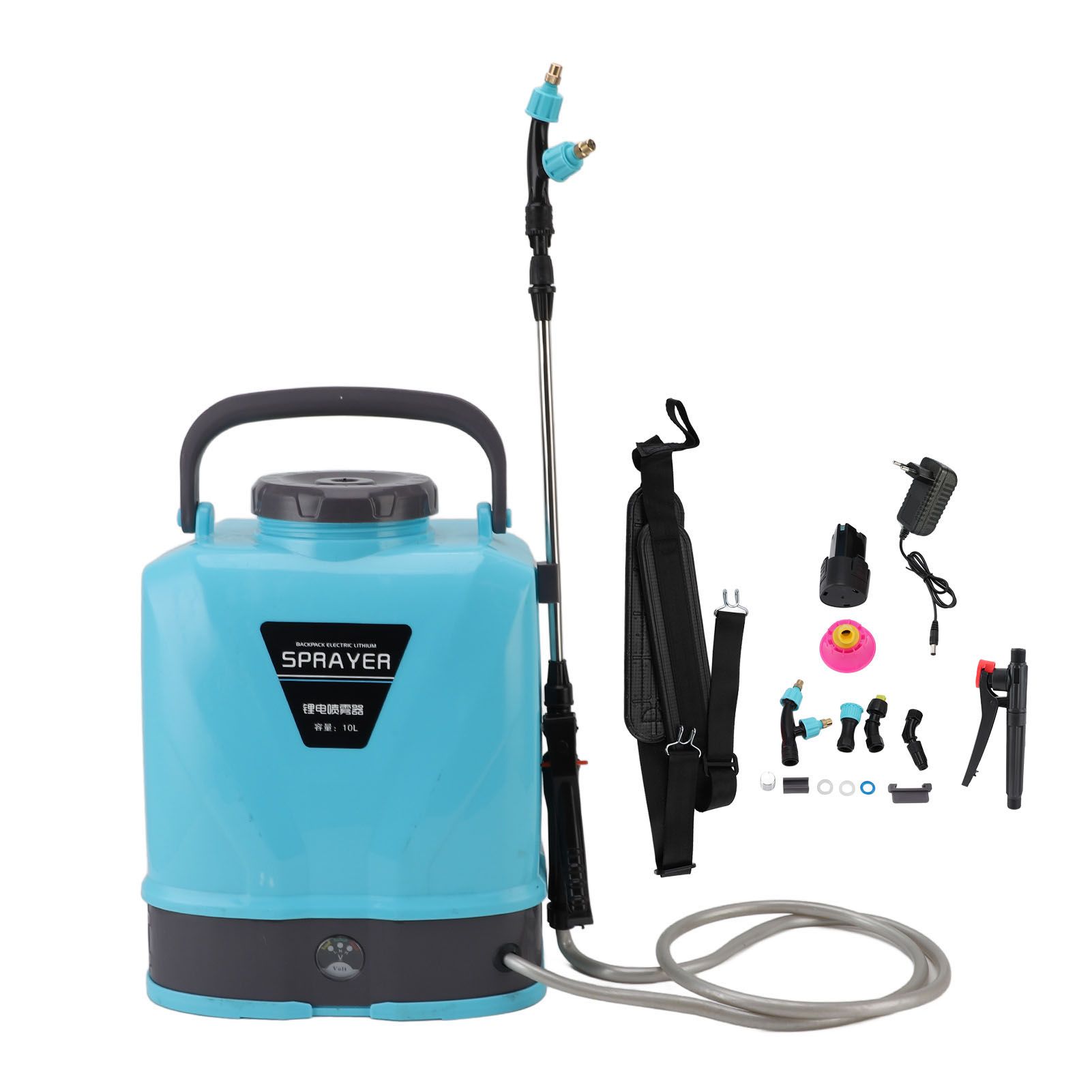 Battery Powered Backpack Sprayer Adjustable Pressure Agricultural Electric view 3
