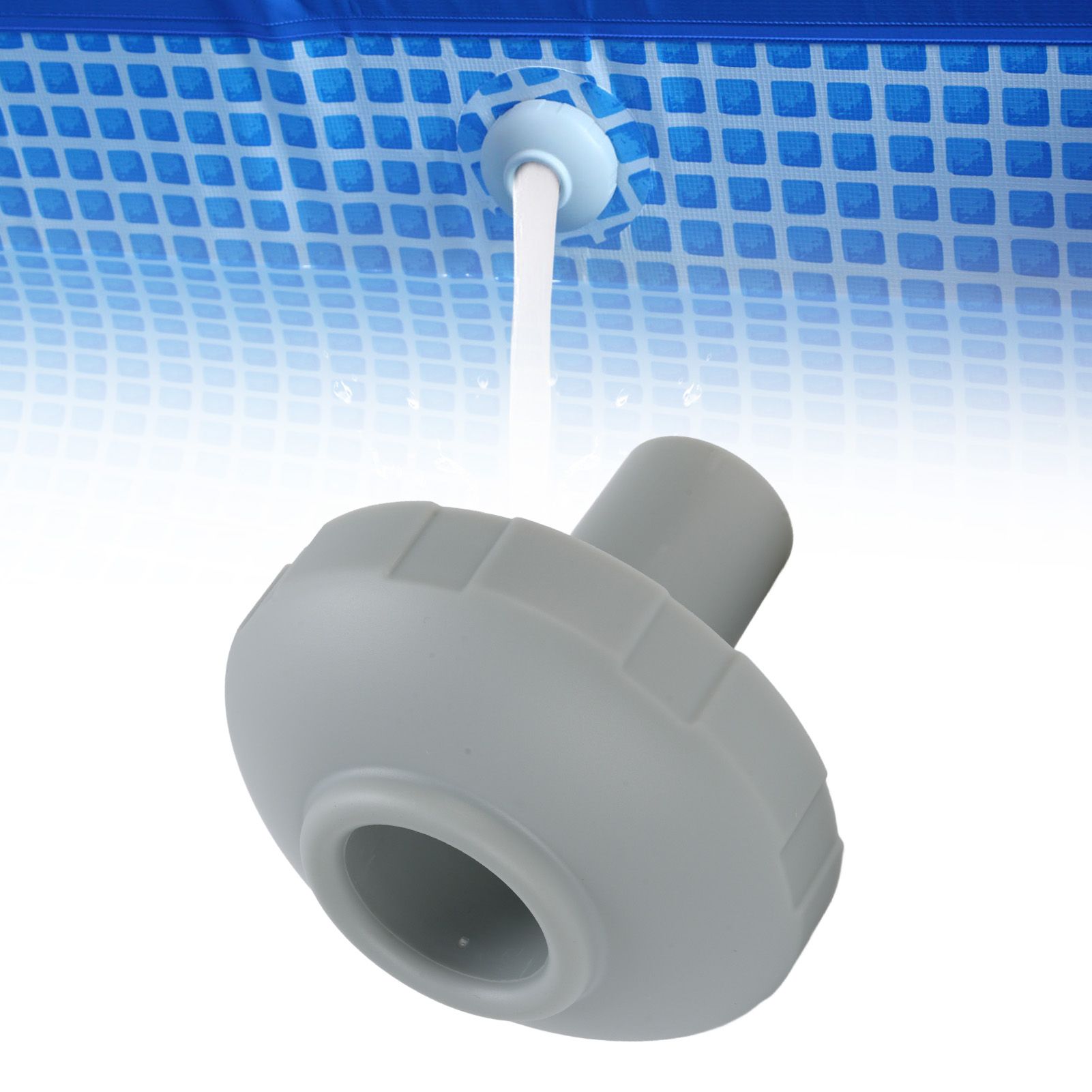 Swimming Pool Inlet Outlet Nozzle Strainer Connector Enduring PP Increased view 12
