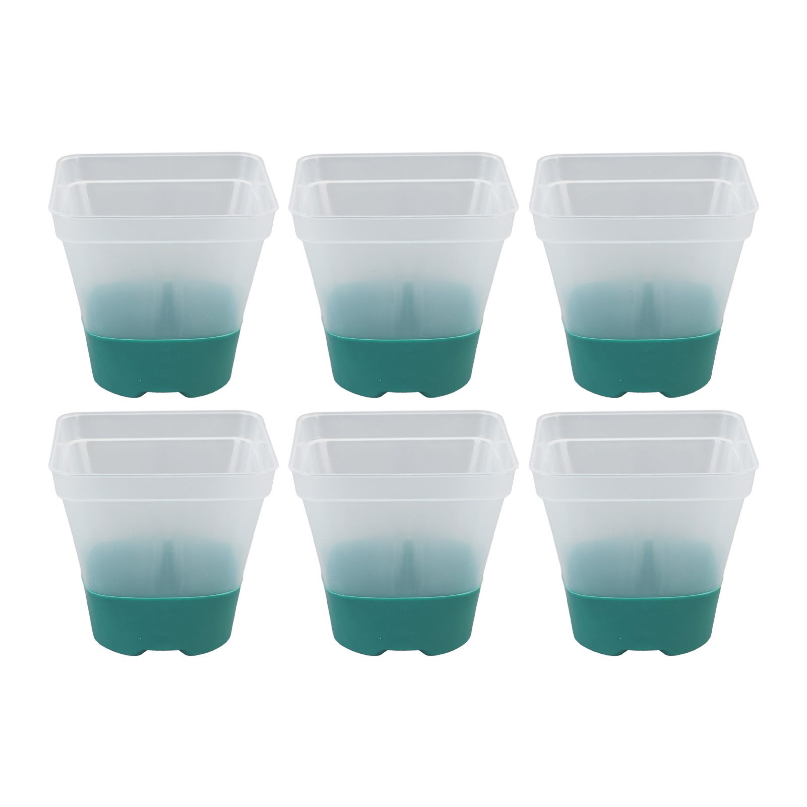 12pcs Reusable Plastic Nursery Pot with 12 Labels Drainage Holes Soft Silicone view 12