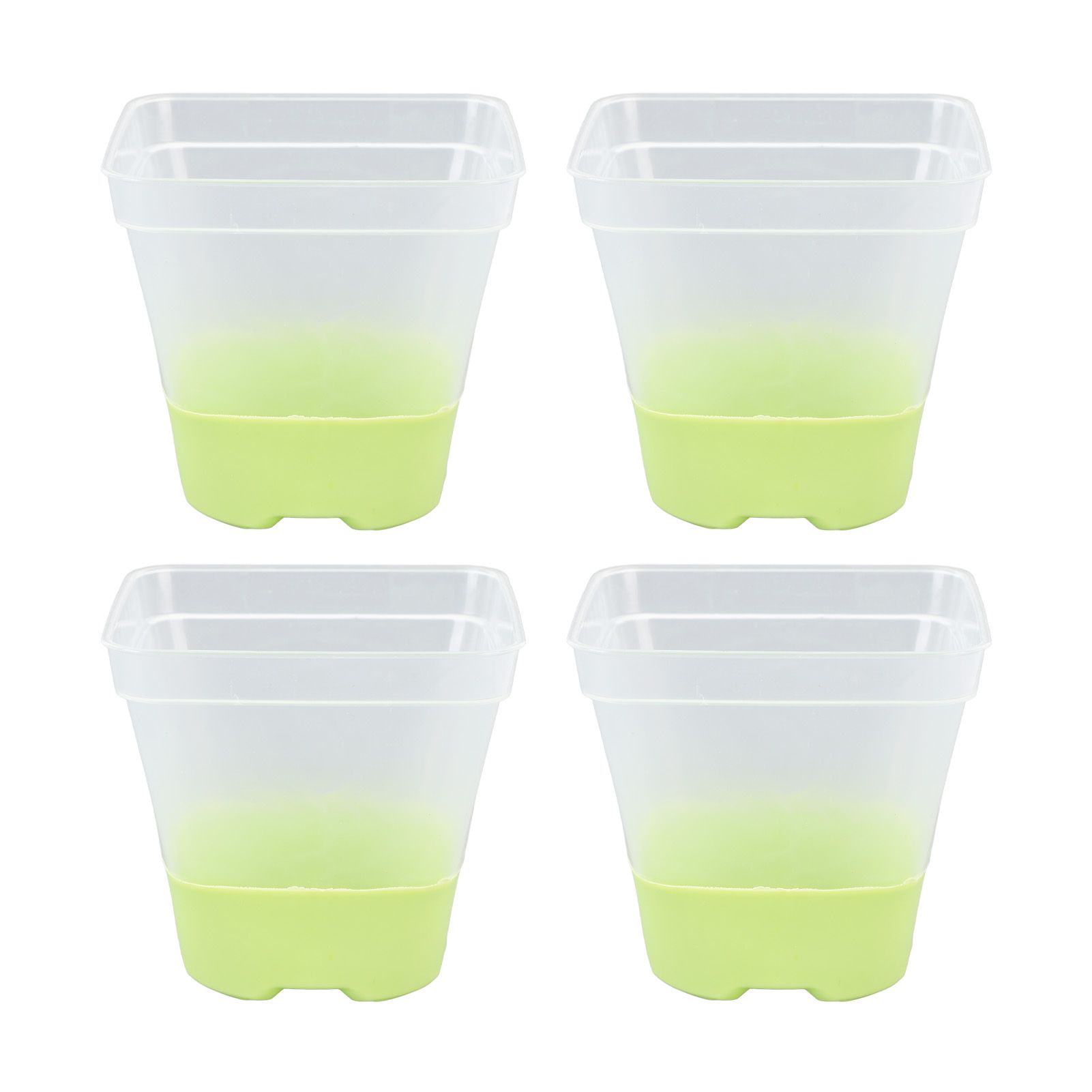 12pcs Reusable Plastic Nursery Pot with 12 Labels Drainage Holes Soft Silicone view 10