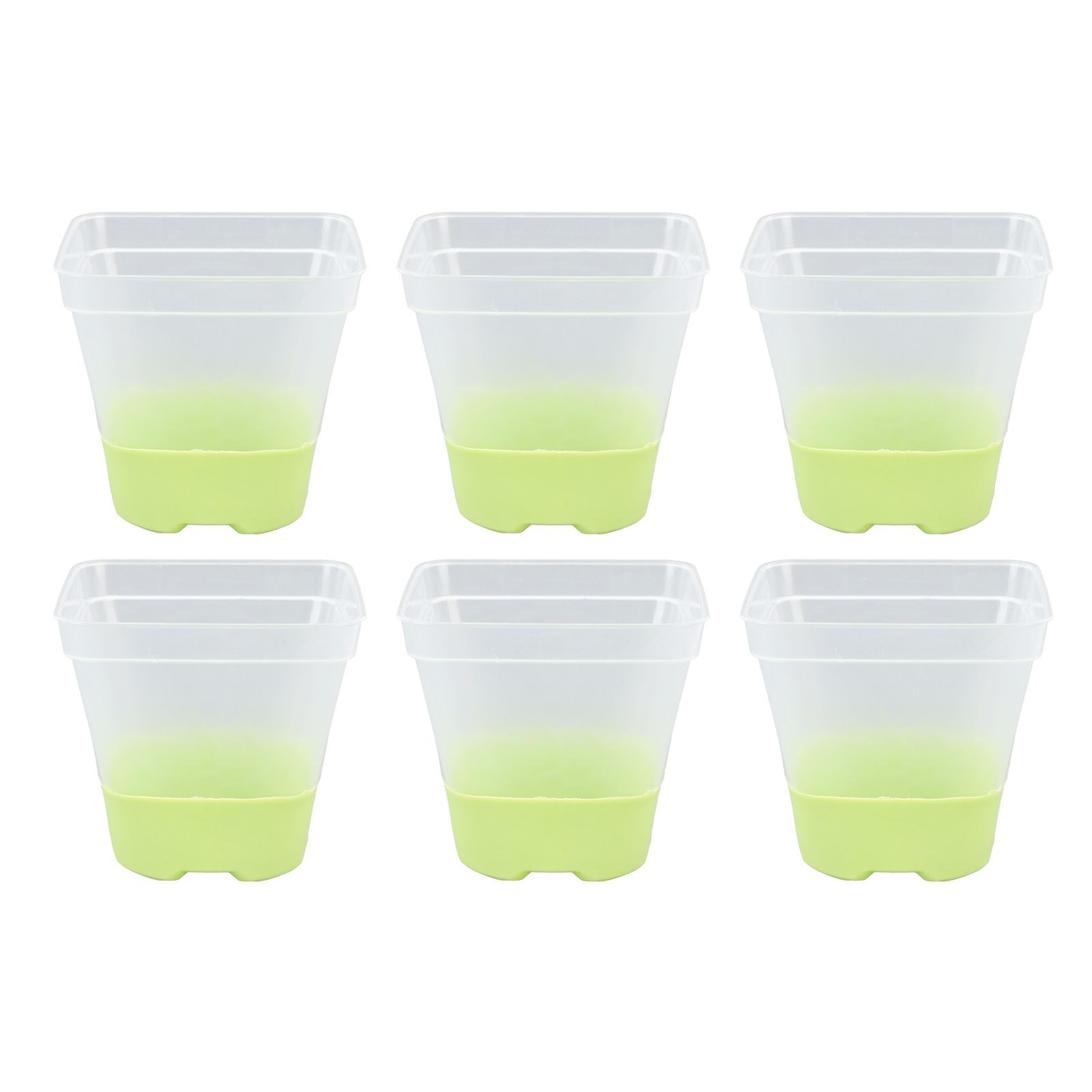 12pcs Reusable Plastic Nursery Pot with 12 Labels Drainage Holes Soft Silicone view 11