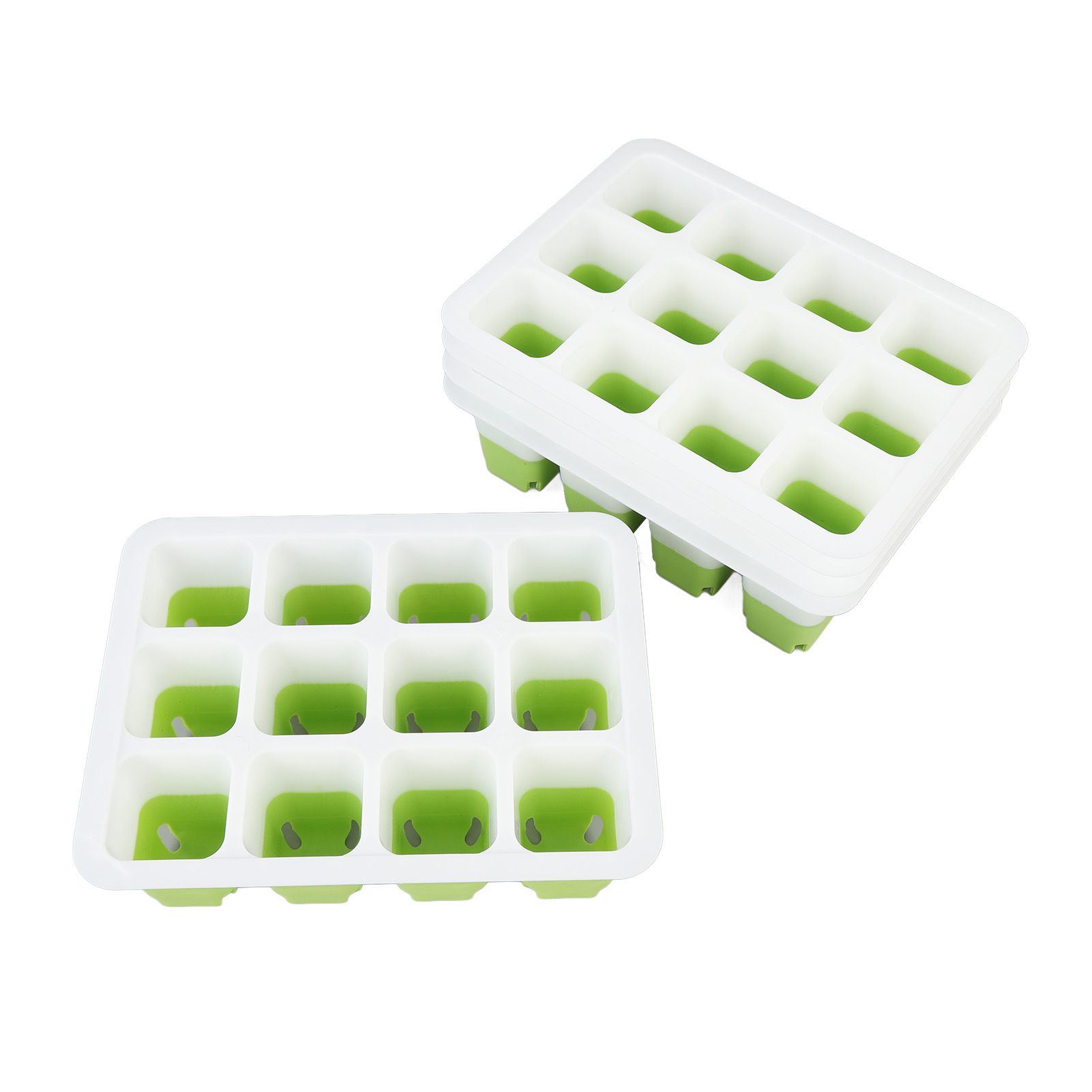 5 Pcs Plant Starting Tray Silicone Reusable Pop Out Cells Indoor Plant view 4