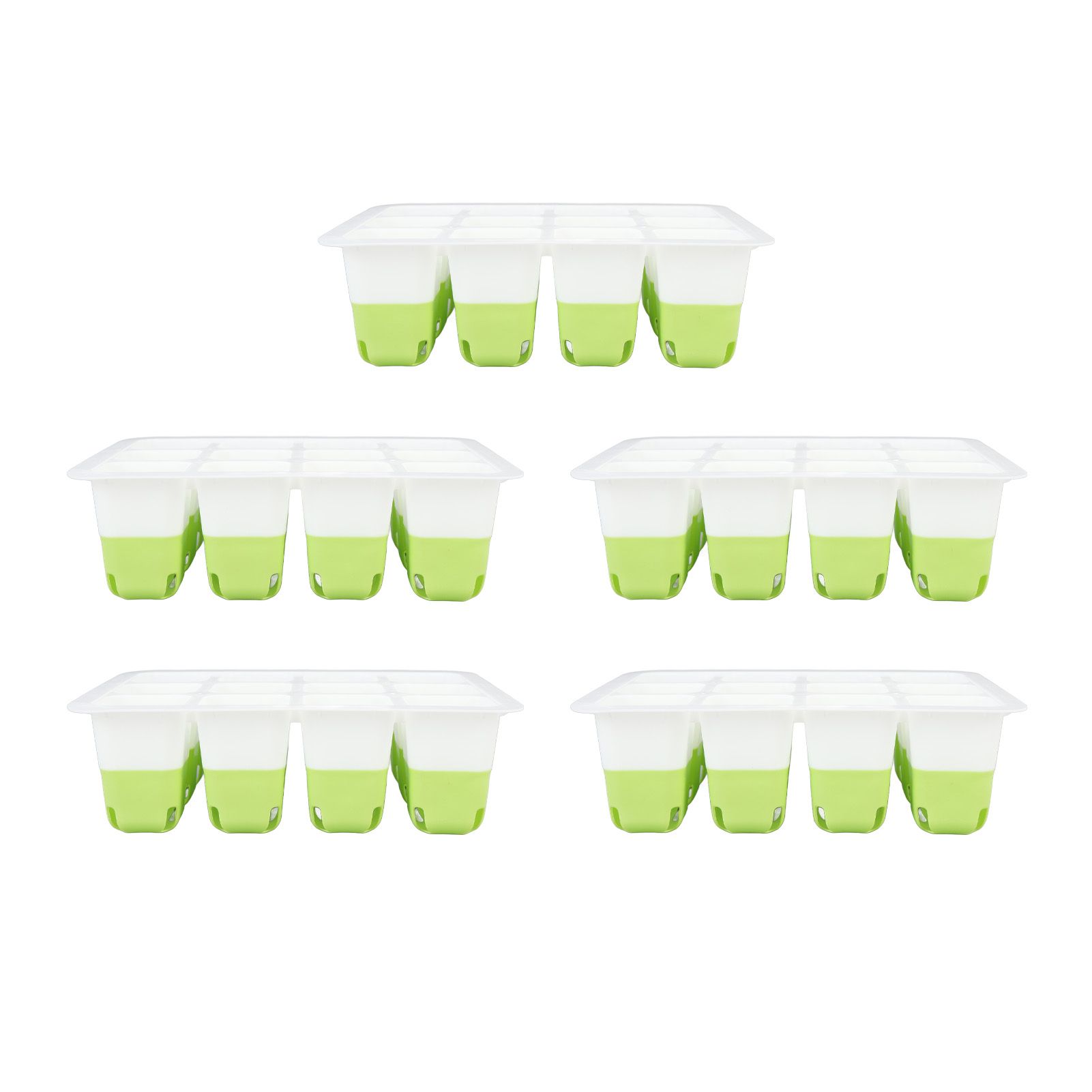 5 Pcs Plant Starting Tray Silicone Reusable Pop Out Cells Indoor Plant view 10