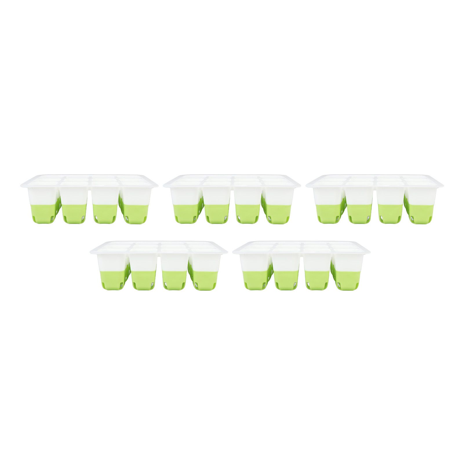 5 Pcs Plant Starting Tray Silicone Reusable Pop Out Cells Indoor Plant view 11
