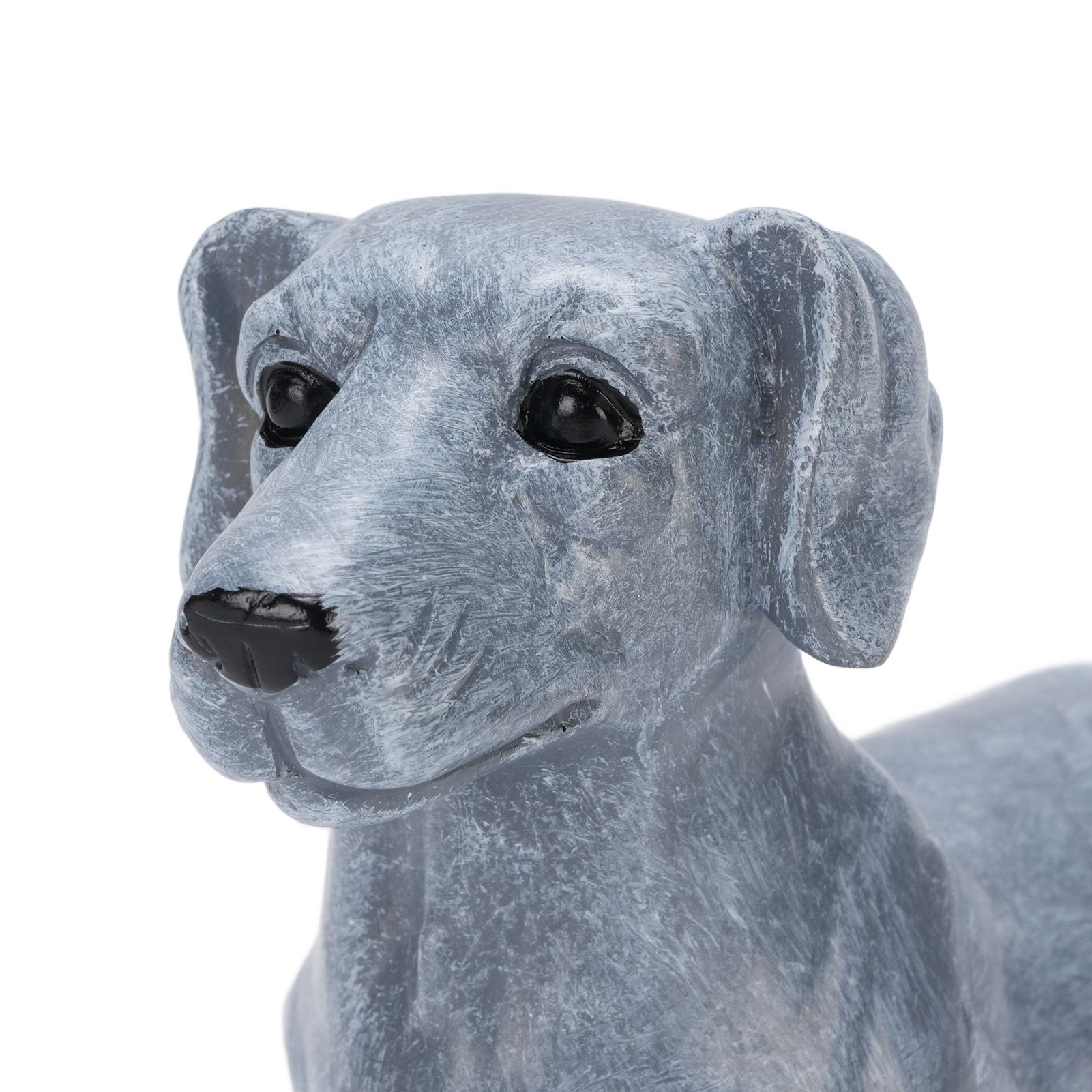 Dog Sculpture Resin Vivid Details Cute Dog Statue Animal Figurine for Bedroom view 5