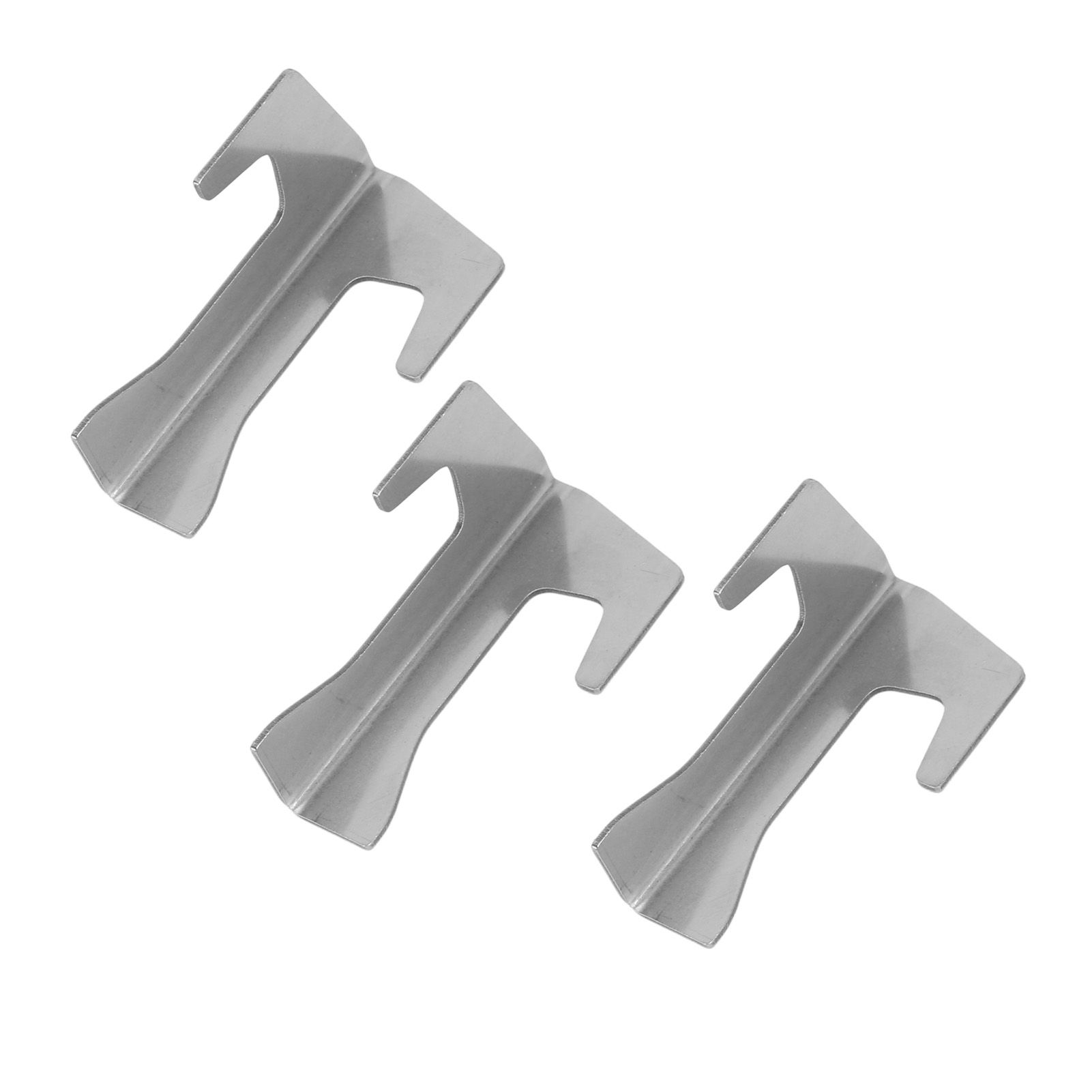 3 Pcs Barbecue Fire Plate Spacer Stainless Steel BBQ Pan Gasket Holder Grill view 8