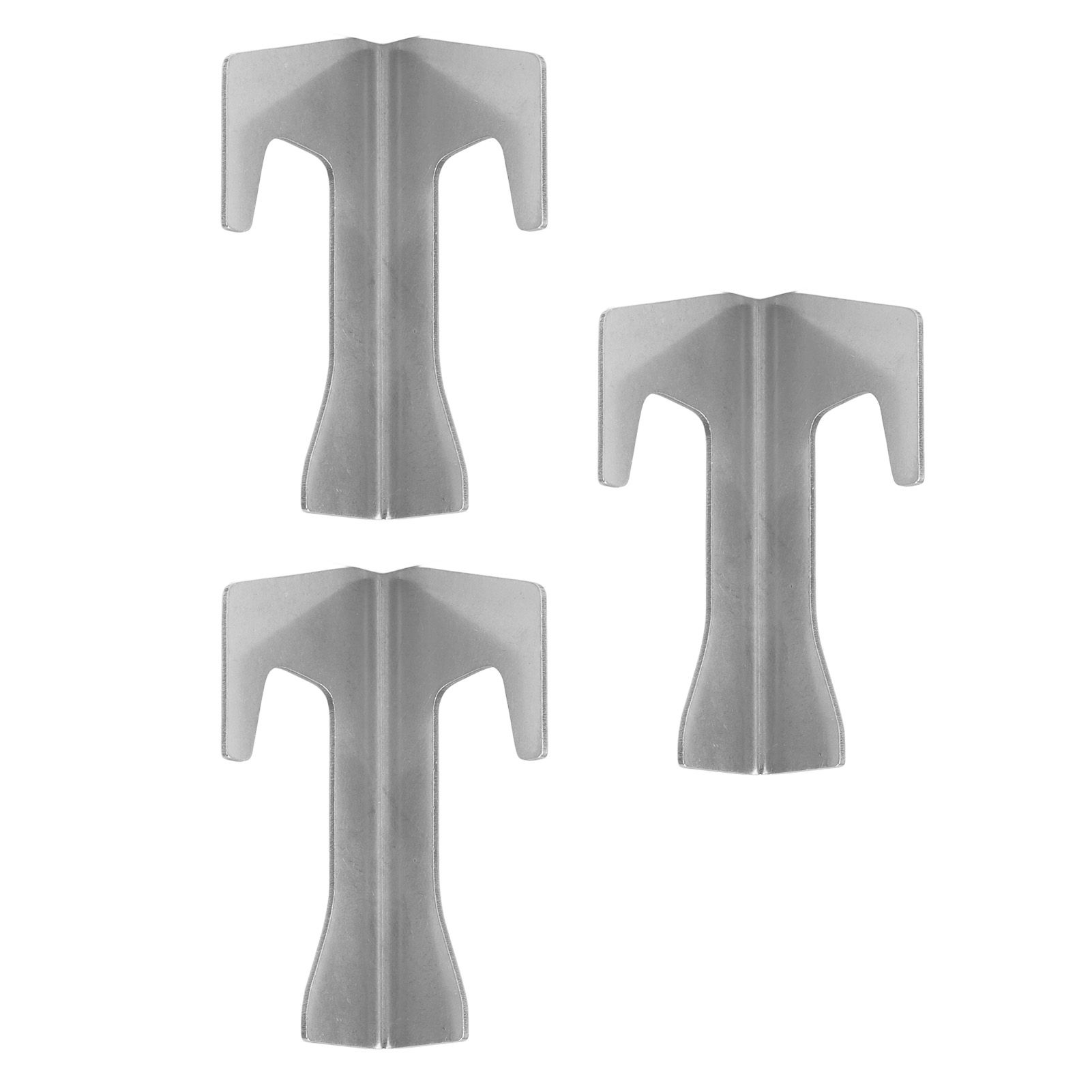 3 Pcs Barbecue Fire Plate Spacer Stainless Steel BBQ Pan Gasket Holder Grill view 10