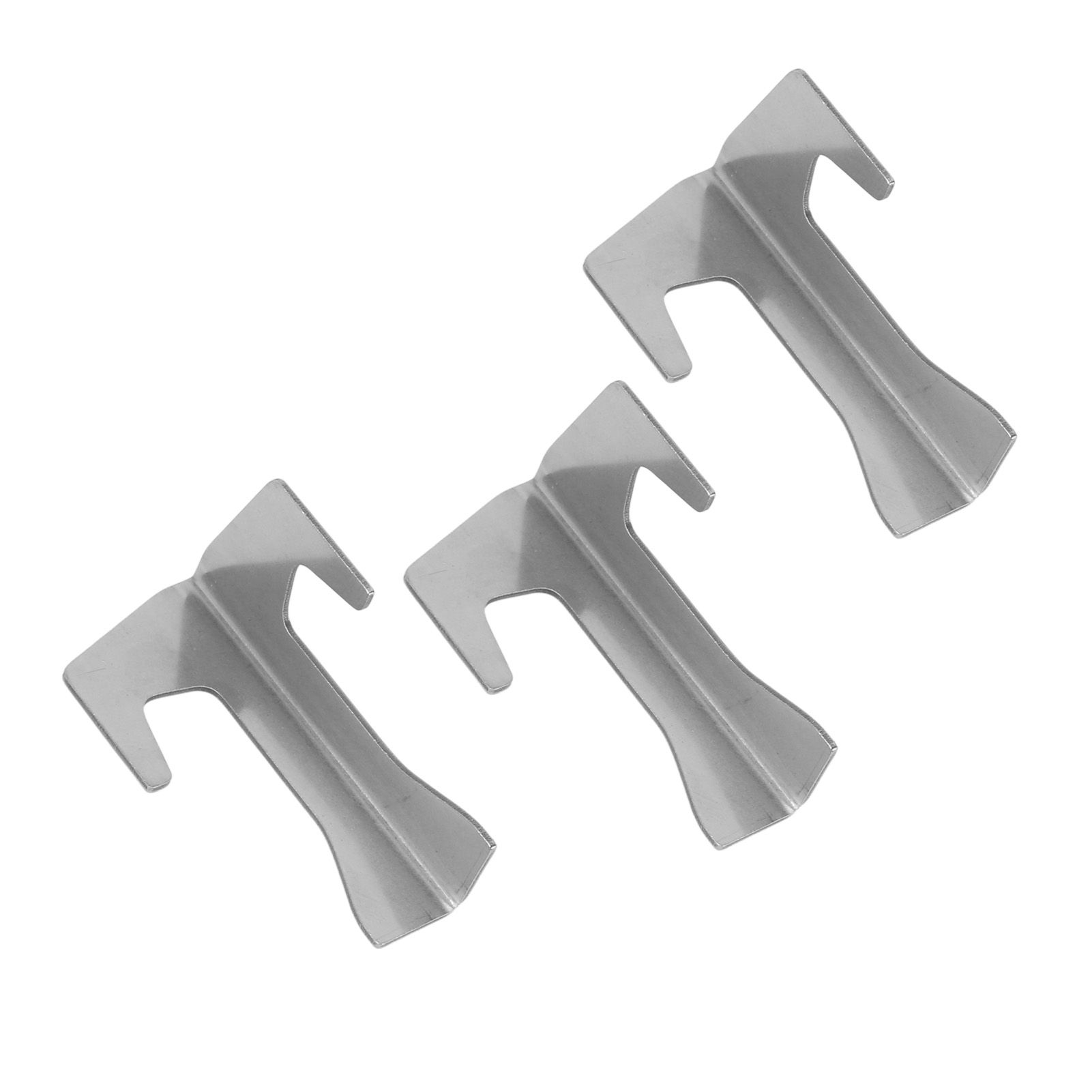 3 Pcs Barbecue Fire Plate Spacer Stainless Steel BBQ Pan Gasket Holder Grill view 12