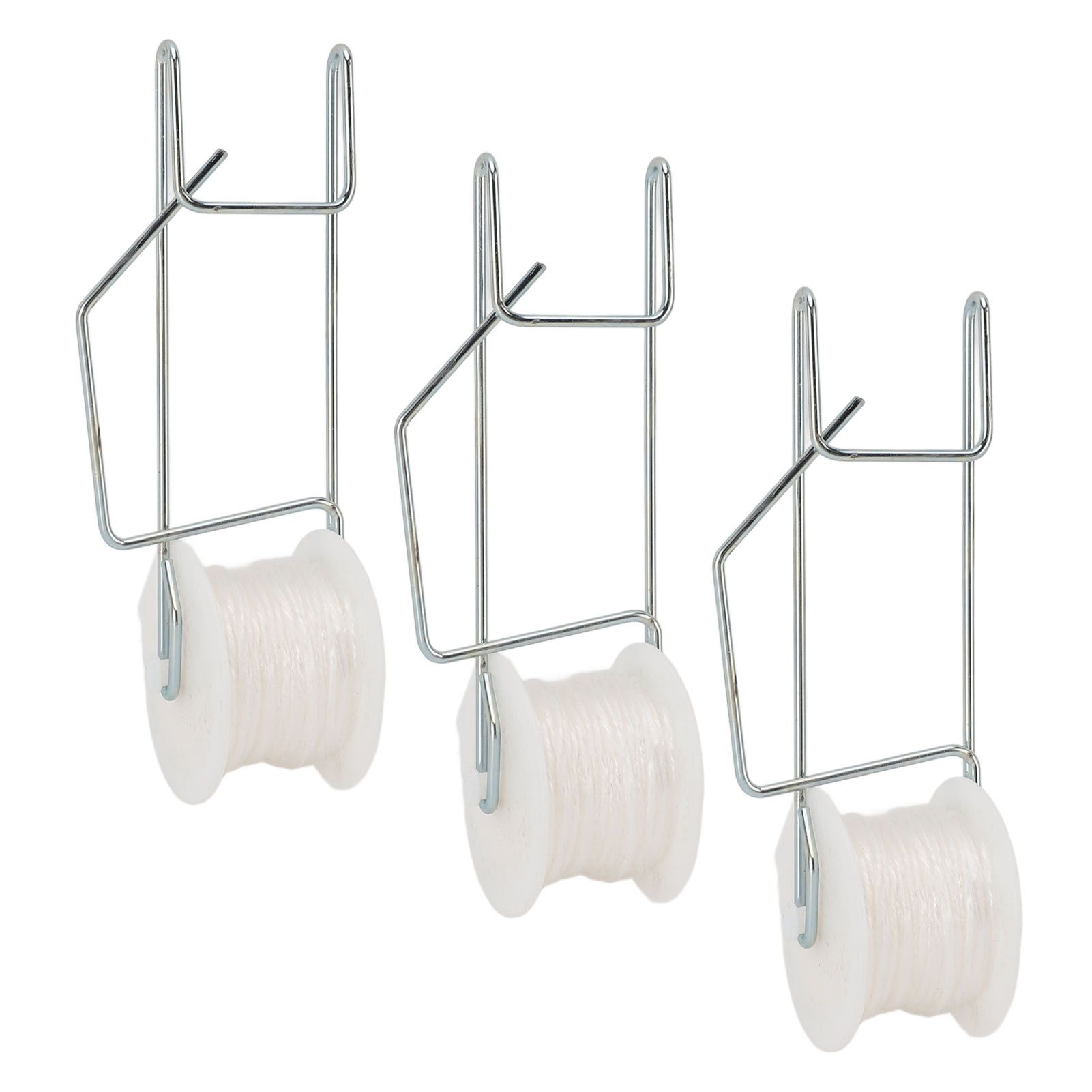 6Pcs Plant Roller Hooks with 49.2ft Twine Galvanizing Steel Wire Stable view 10