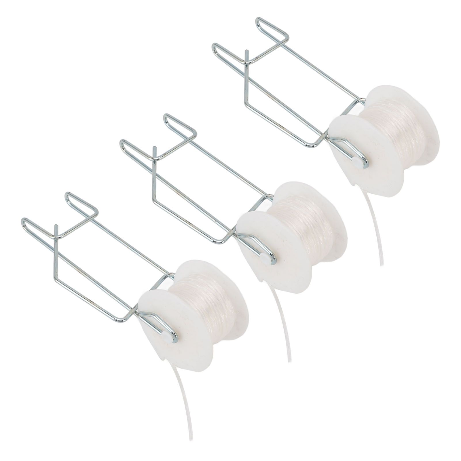 6Pcs Plant Roller Hooks with 49.2ft Twine Galvanizing Steel Wire Stable view 11