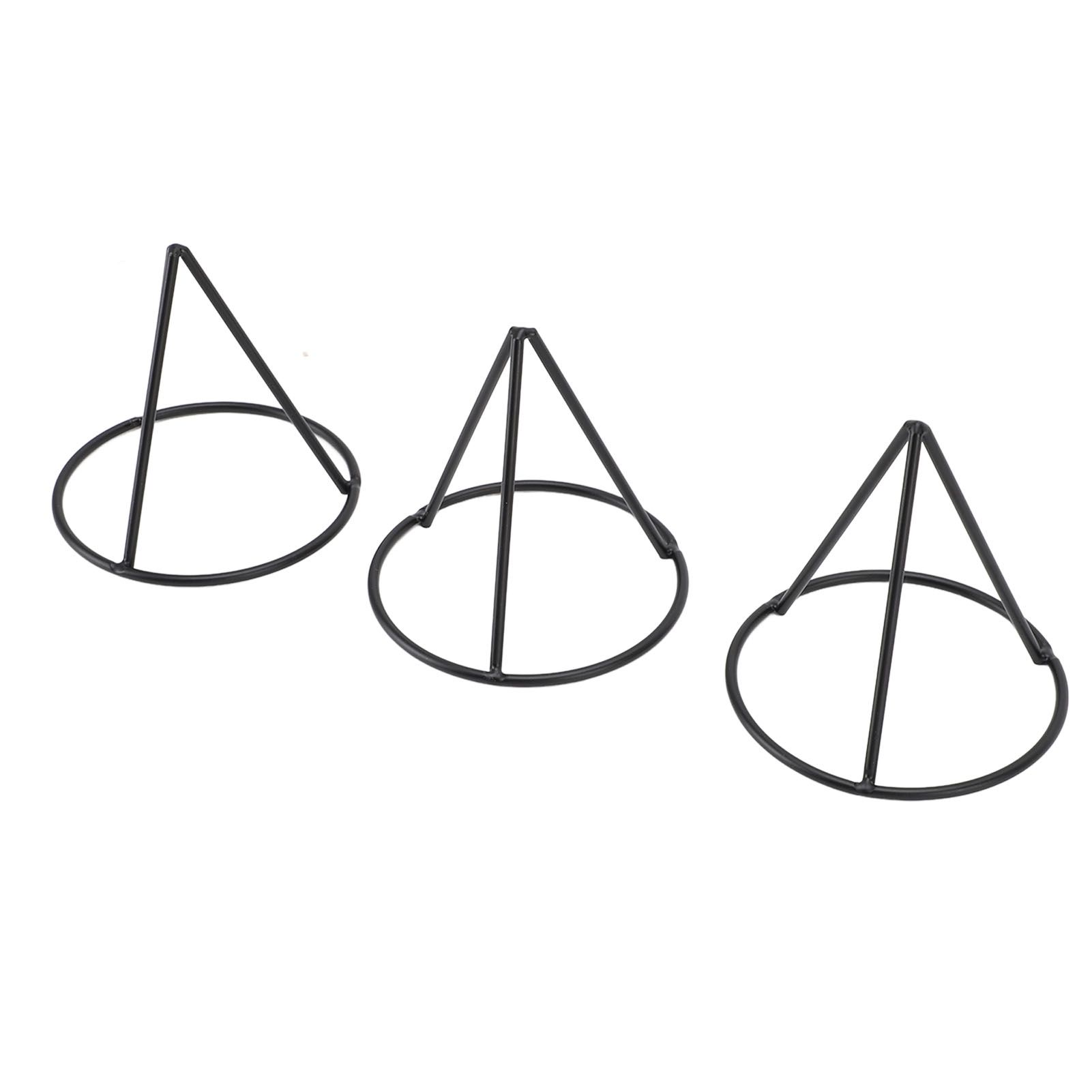 3pcs Avocado Pit Starter Rack Stable Triangular Metal Bracket for 3.4 Inch view 4