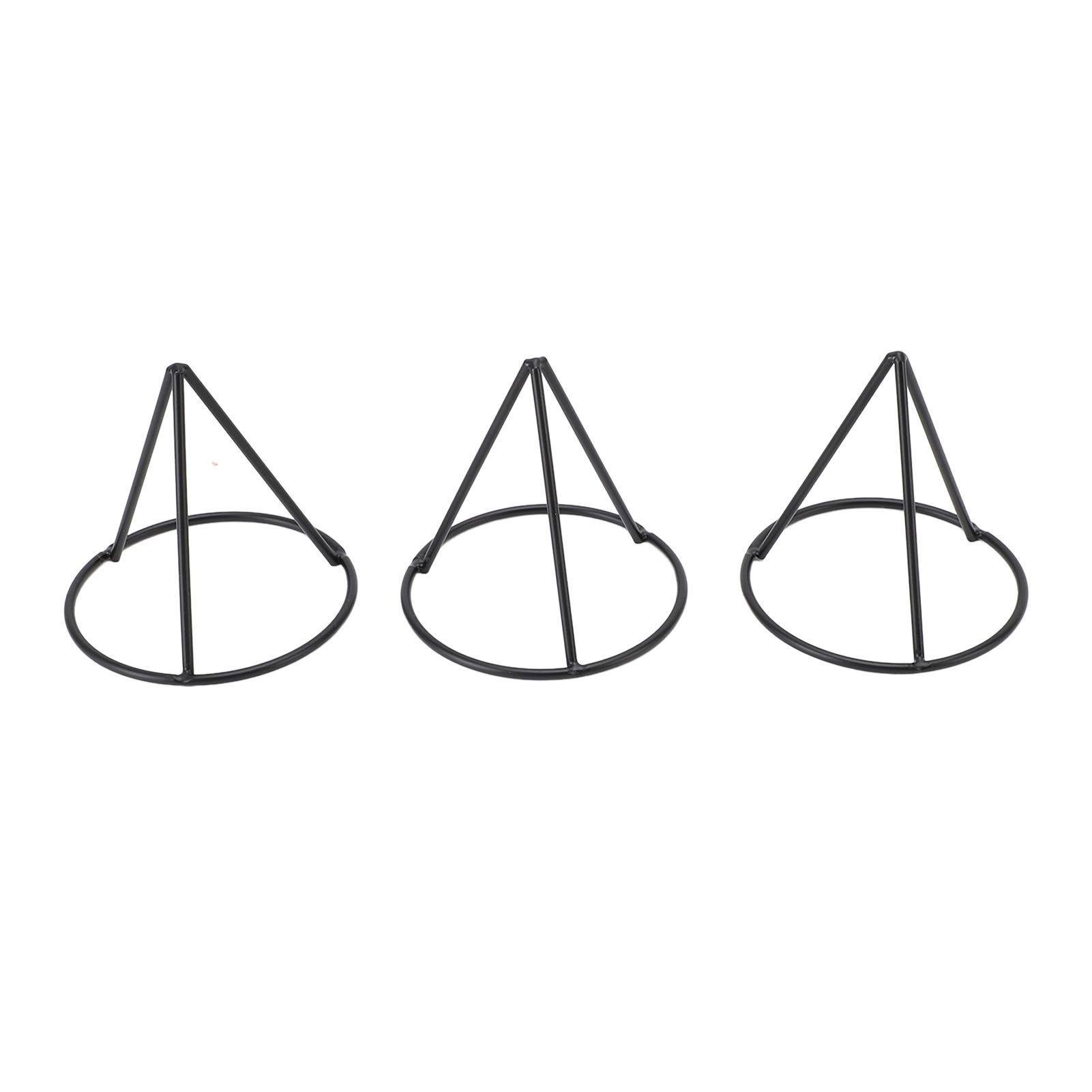 3pcs Avocado Pit Starter Rack Stable Triangular Metal Bracket for 3.4 Inch view 6