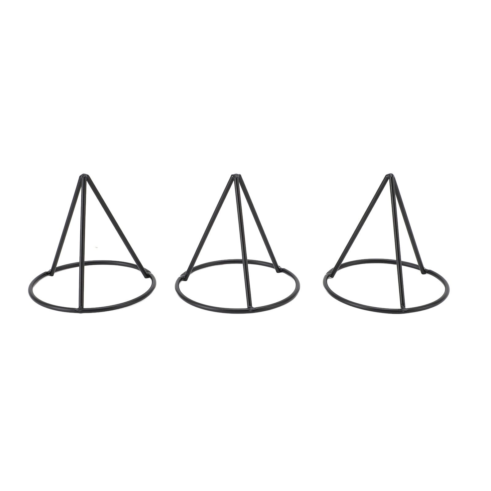 3pcs Avocado Pit Starter Rack Stable Triangular Metal Bracket for 3.4 Inch view 7