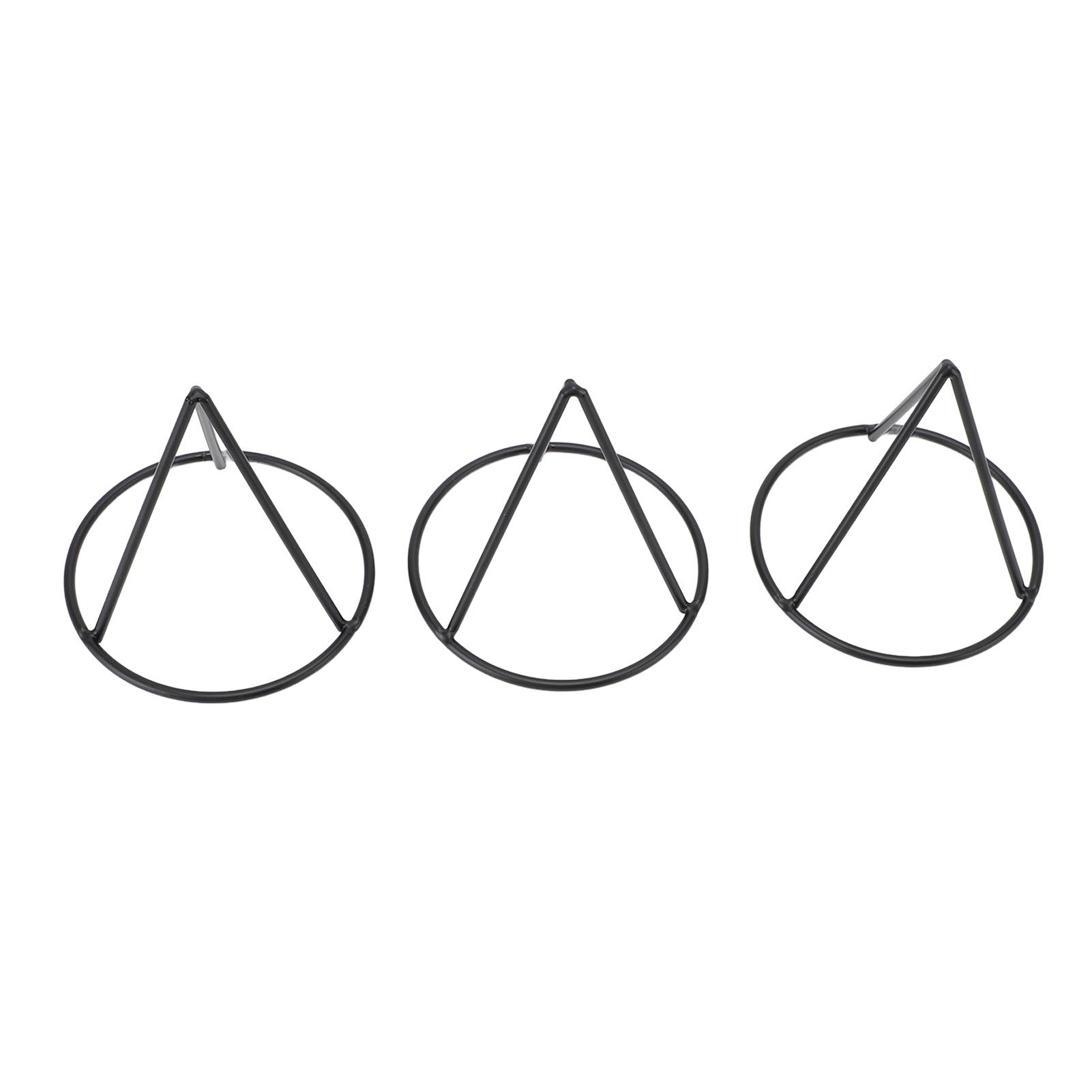 3pcs Avocado Pit Starter Rack Stable Triangular Metal Bracket for 3.4 Inch view 8