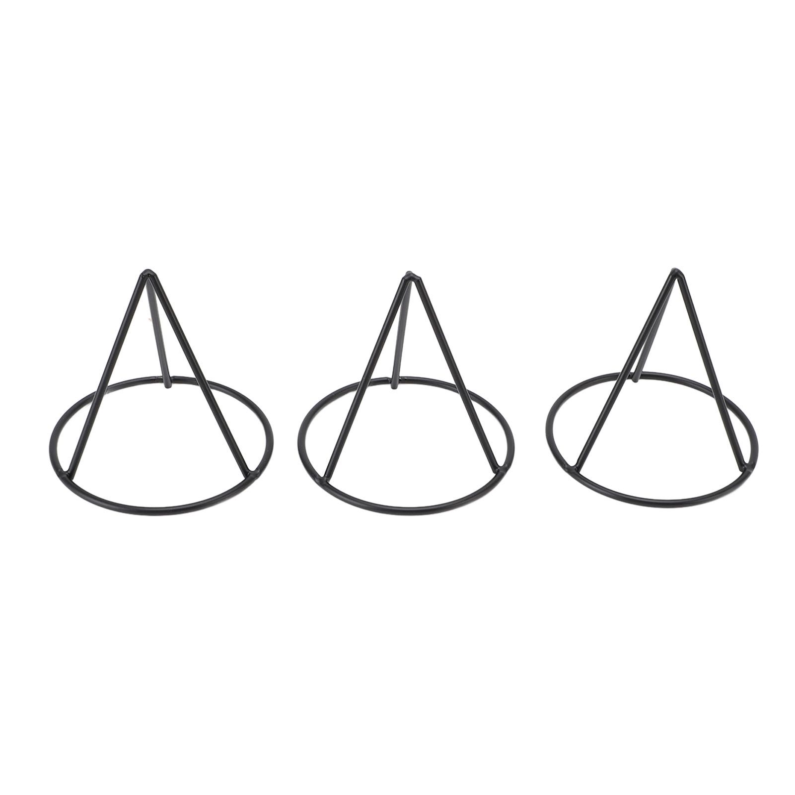 3pcs Avocado Pit Starter Rack Stable Triangular Metal Bracket for 3.4 Inch view 9
