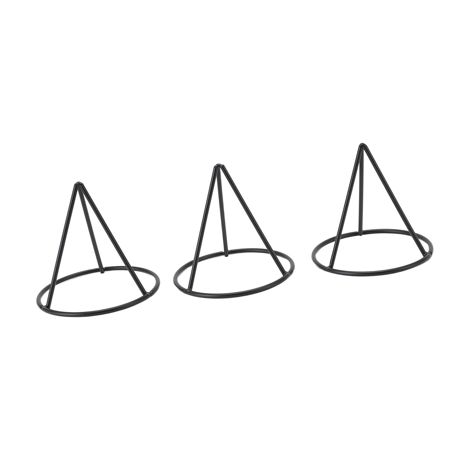 3pcs Avocado Pit Starter Rack Stable Triangular Metal Bracket for 3.4 Inch view 10
