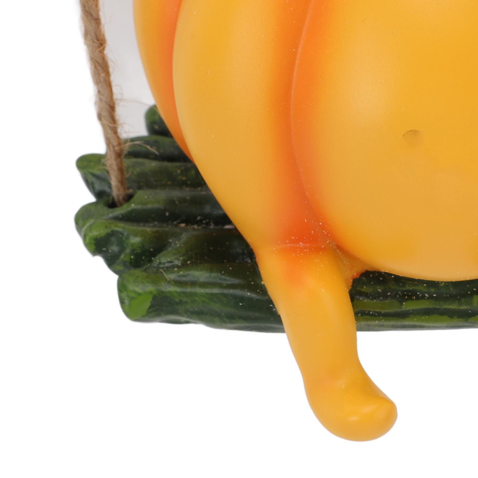 Resin Plant Pot Smile Face Pumpkin Shaped Weatherproof Flower Pot for Indoor view 7