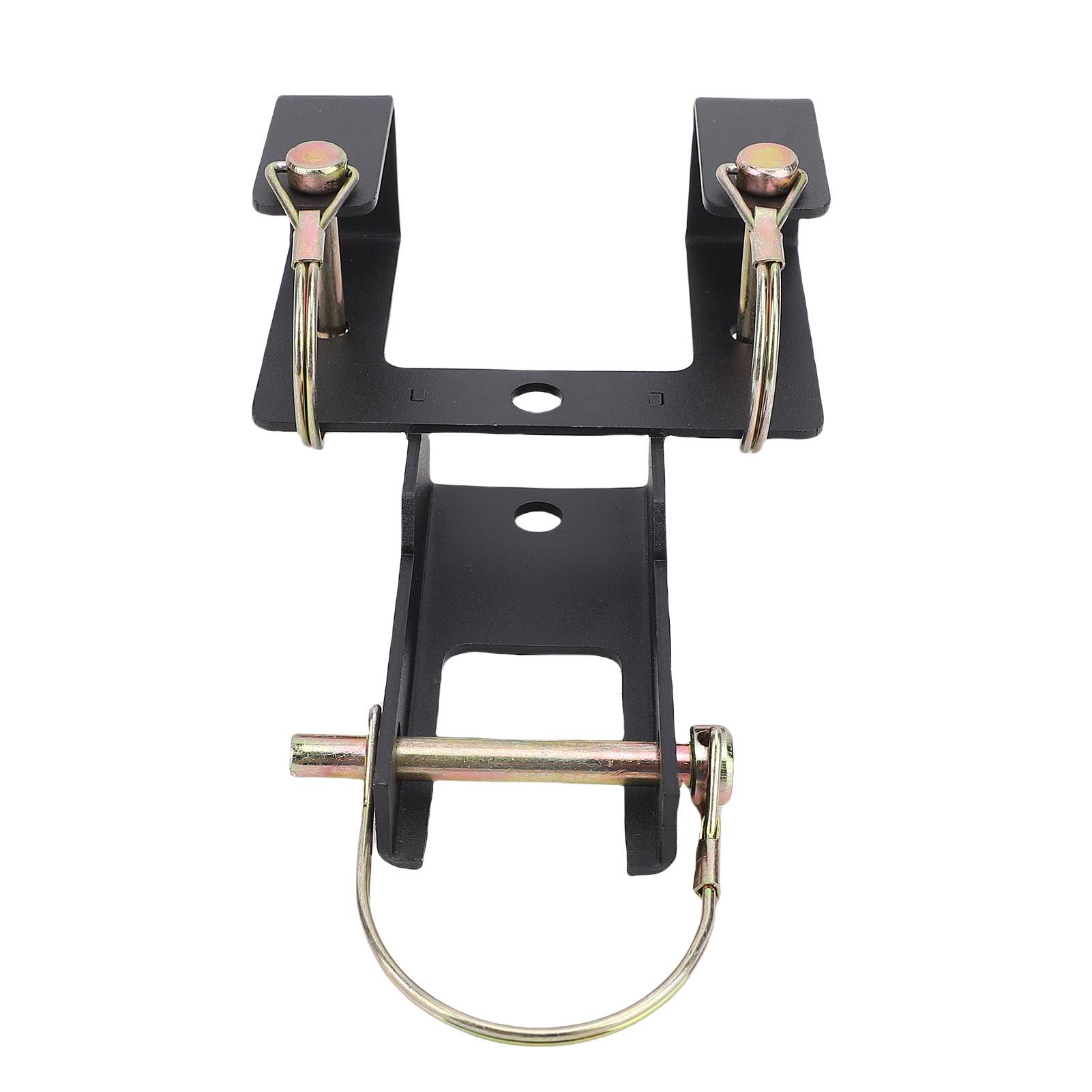 Trash Can Coupler Hook Carbon Steel Wheeled Garbage Bin Hauling Hook with — image 1