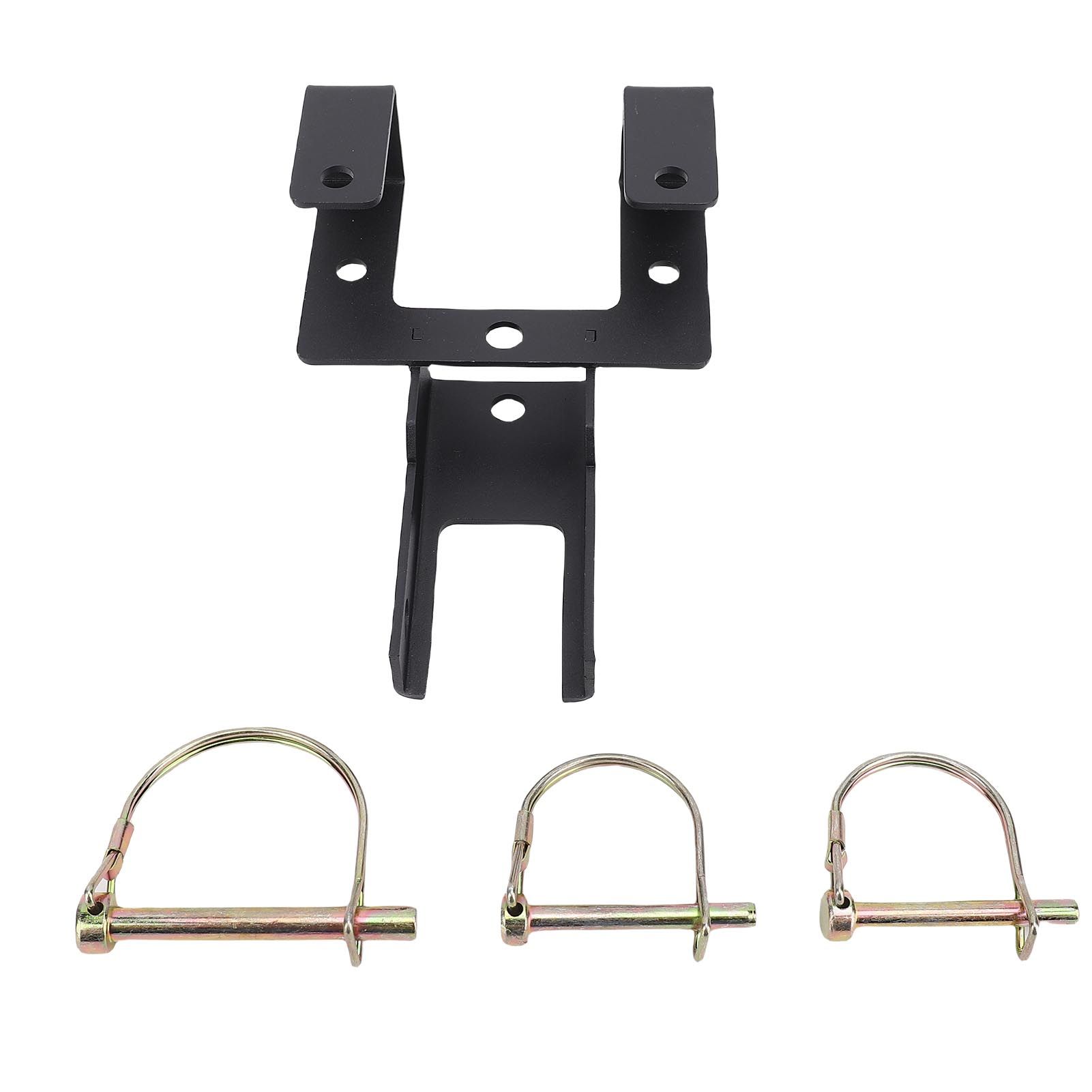 Trash Can Coupler Hook Carbon Steel Wheeled Garbage Bin Hauling Hook with view 3