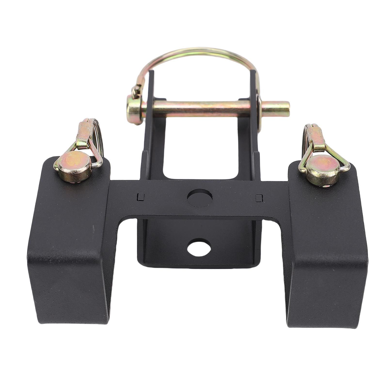 Trash Can Coupler Hook Carbon Steel Wheeled Garbage Bin Hauling Hook with view 9