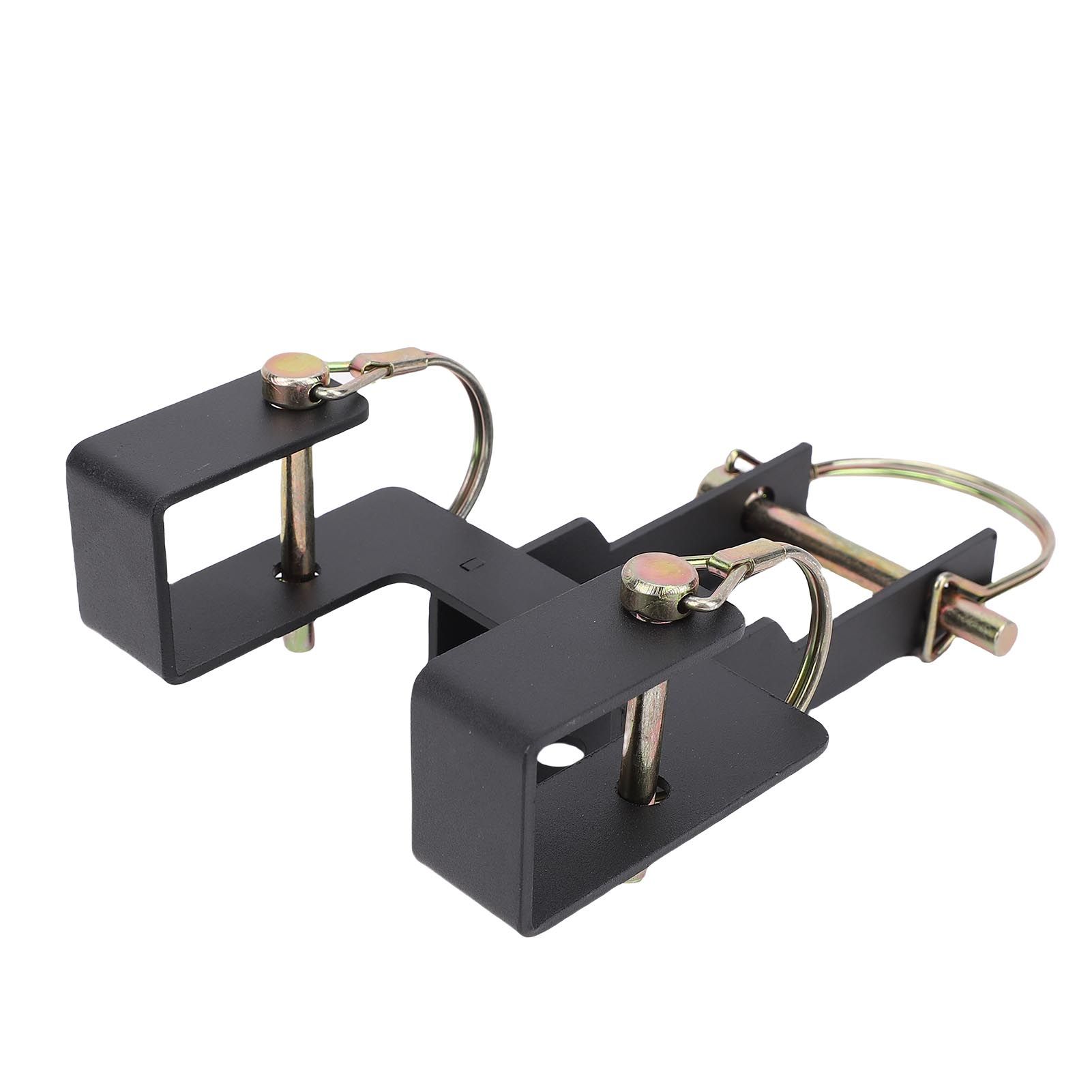 Trash Can Coupler Hook Carbon Steel Wheeled Garbage Bin Hauling Hook with view 10