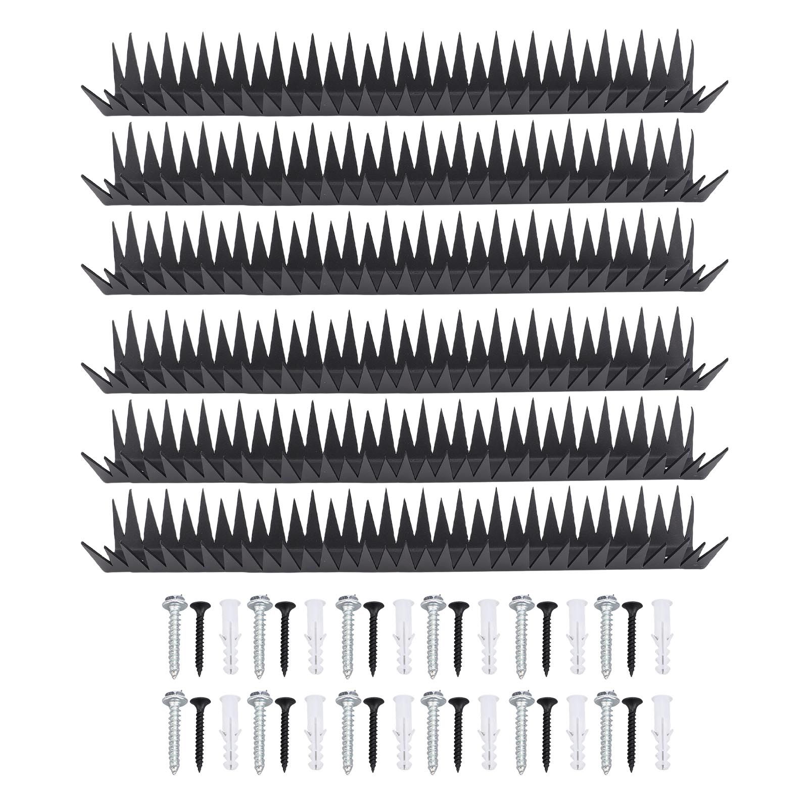 Fence Spikes Metal Animal Deterrent Anti Climb Anti Theft Wall Spikes for Home view 3