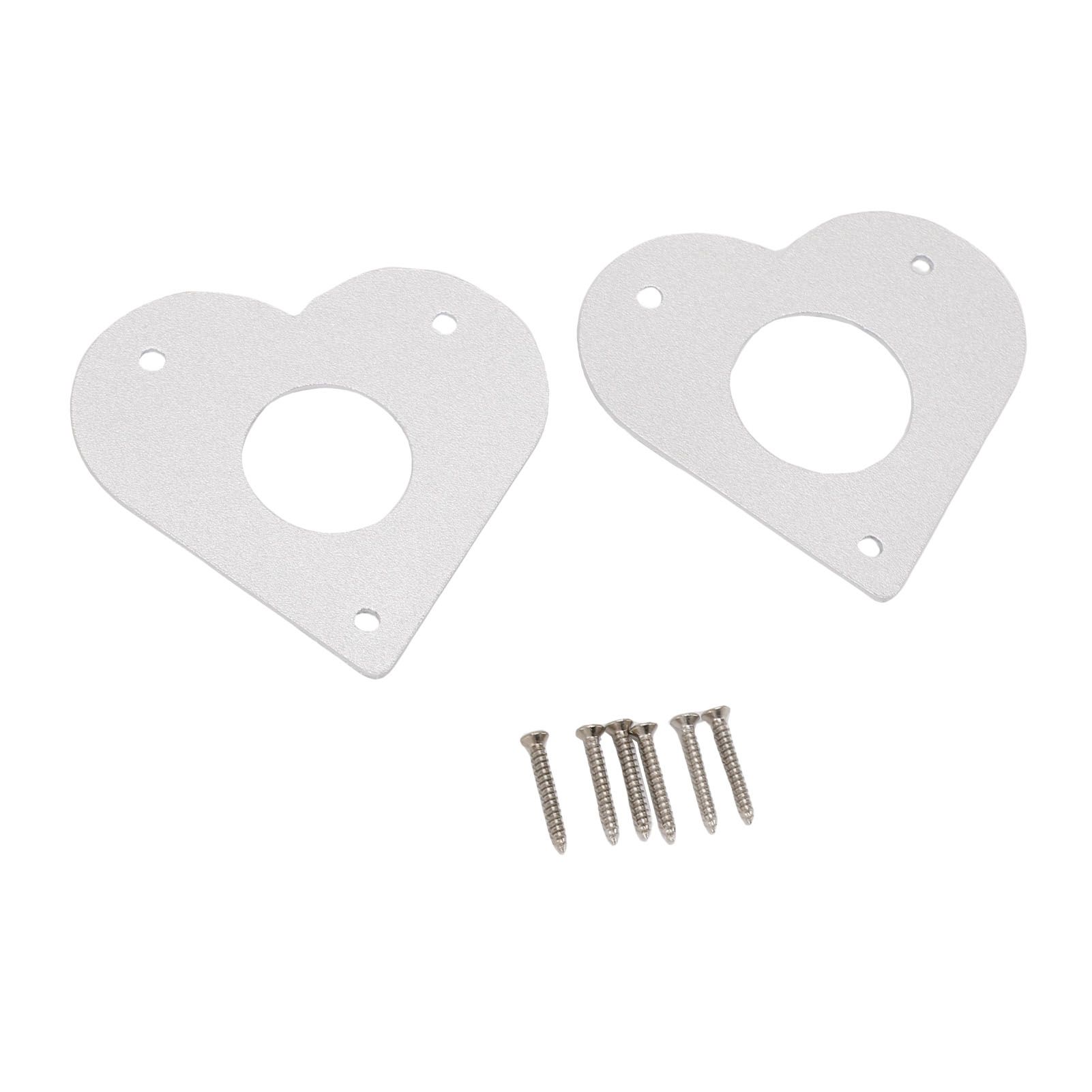 Bird House Guard Metal Portal Aluminum 28mm 32mm Diameter Hole Heart Shape — image 1