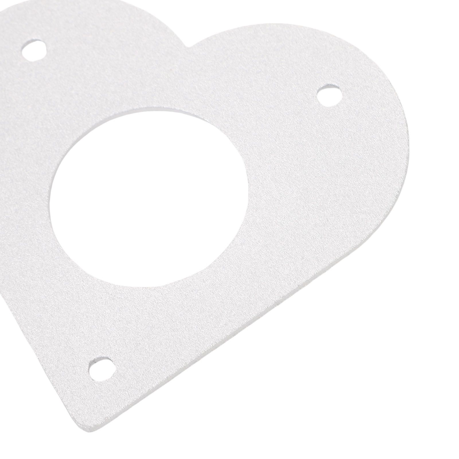Bird House Guard Metal Portal Aluminum 28mm 32mm Diameter Hole Heart Shape view 2