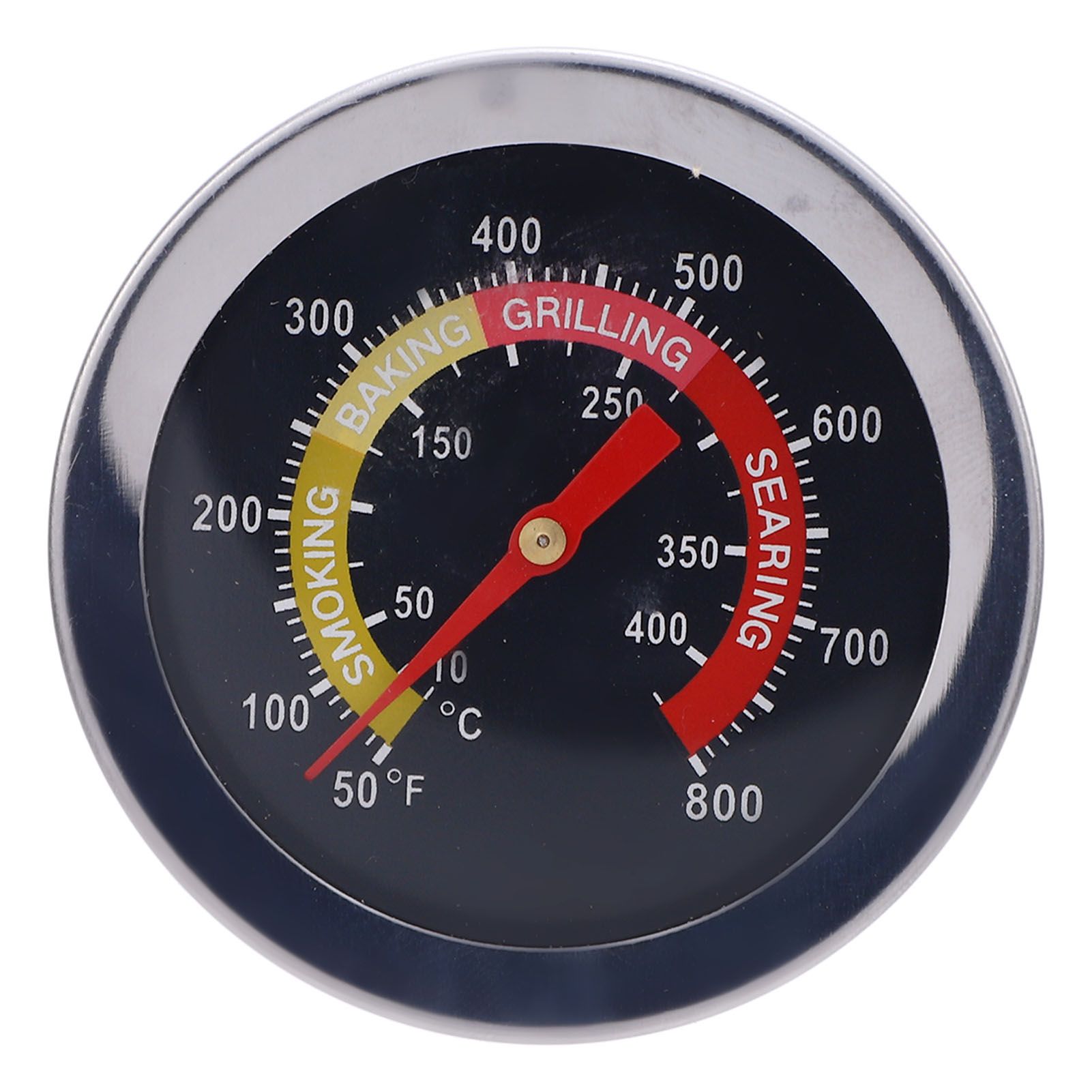 52mm Grill Temperature Gauge 50-800℉ Measurement Range Stainless Steel BBQ view 3
