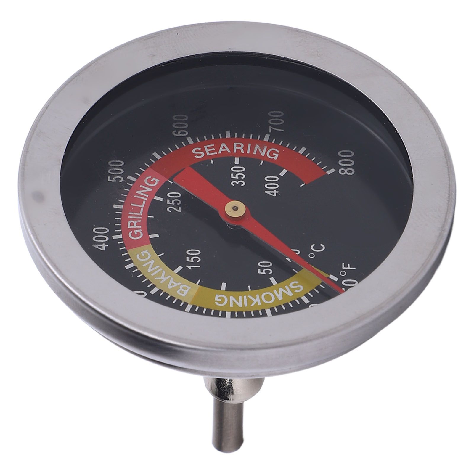 52mm Grill Temperature Gauge 50-800℉ Measurement Range Stainless Steel BBQ view 6
