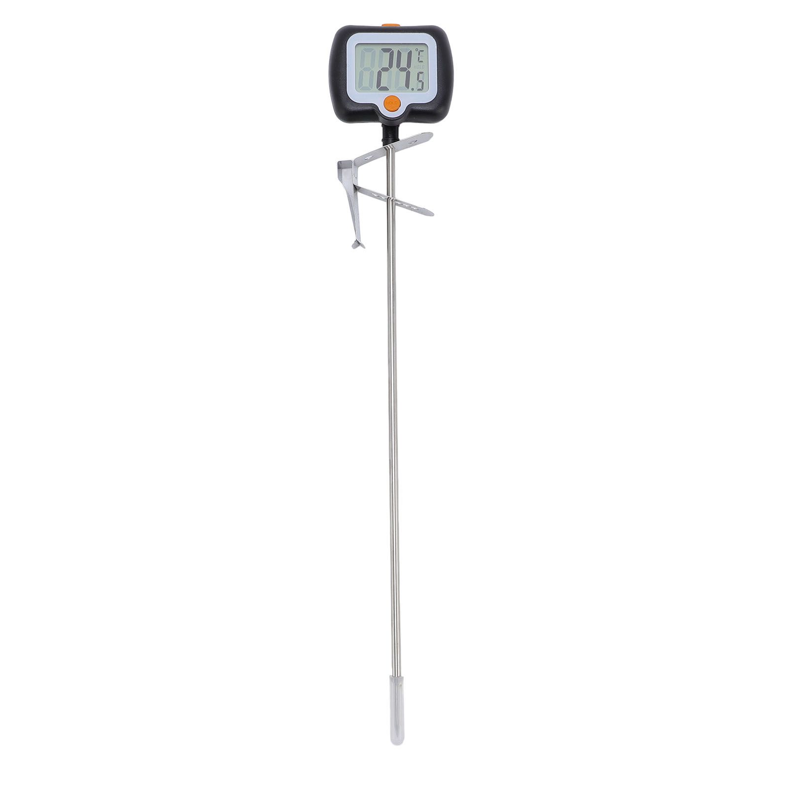 Digital Candy Thermometer with Pot Clip Stainless Steel Long Probe High view 3