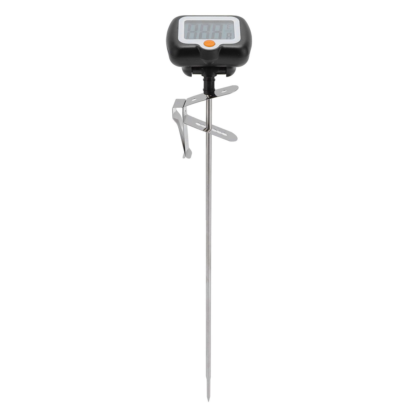 Digital Candy Thermometer with Pot Clip Stainless Steel Long Probe High view 6