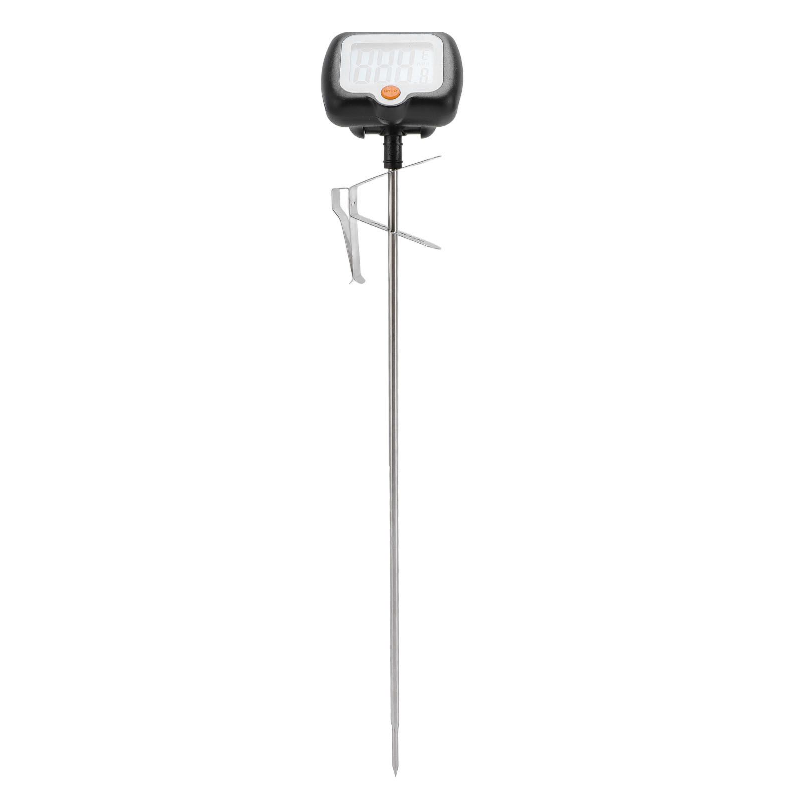 Digital Candy Thermometer with Pot Clip Stainless Steel Long Probe High view 8