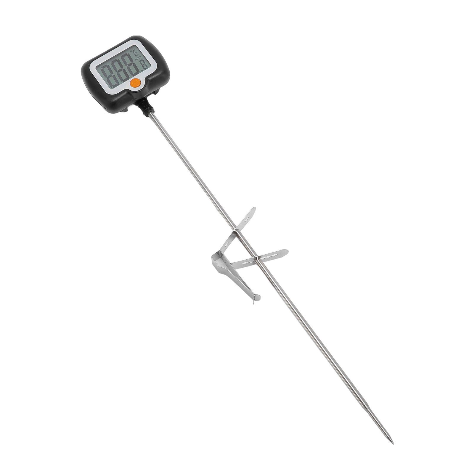 Digital Candy Thermometer with Pot Clip Stainless Steel Long Probe High view 10