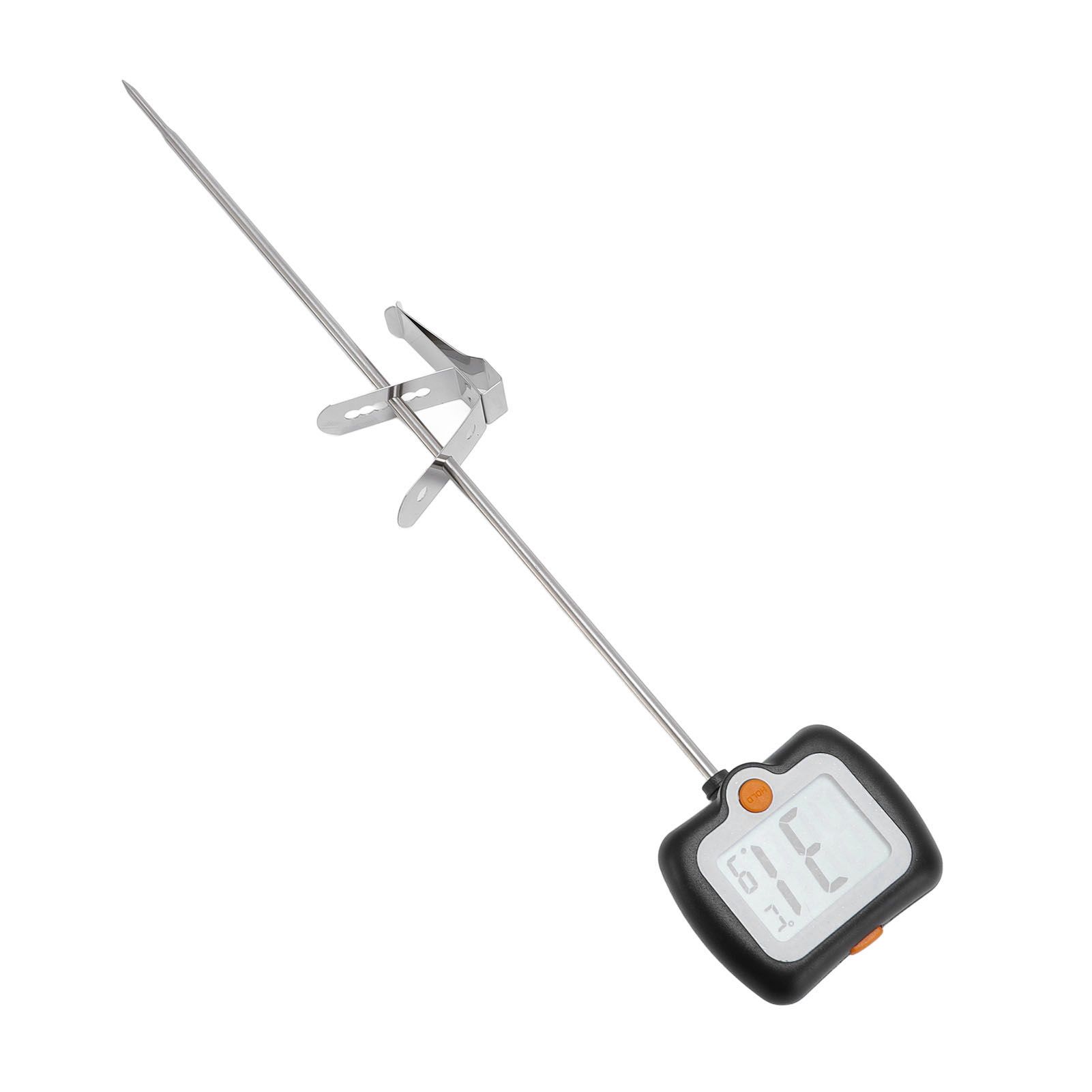Digital Candy Thermometer with Pot Clip Stainless Steel Long Probe High view 11