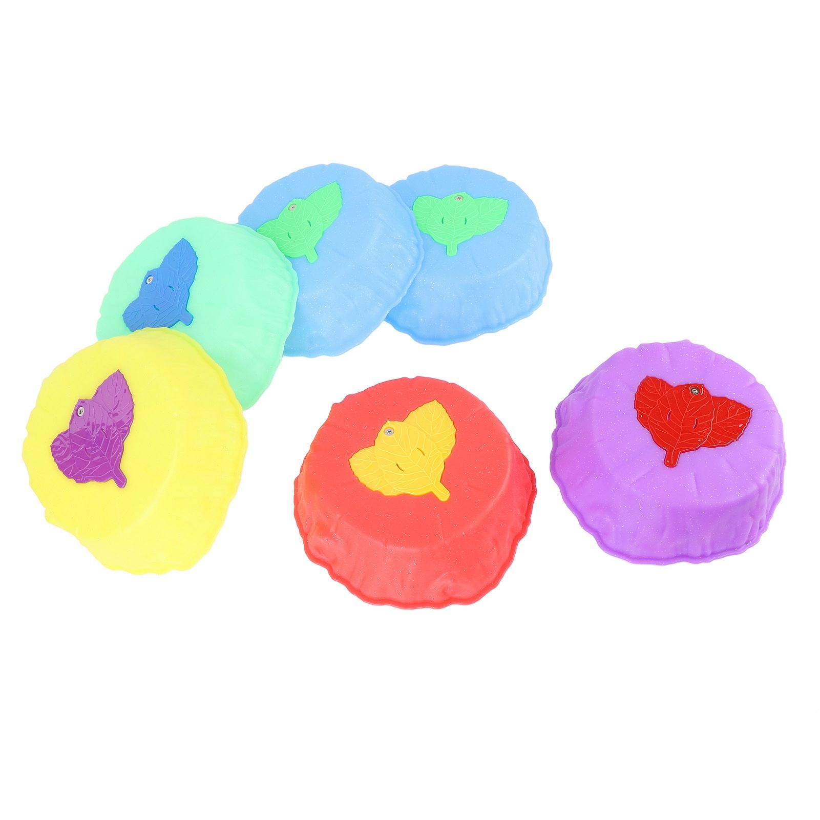 6pcs Light Up Stepping Stones Plastic Balancing Jumping Stones with Anti Slip