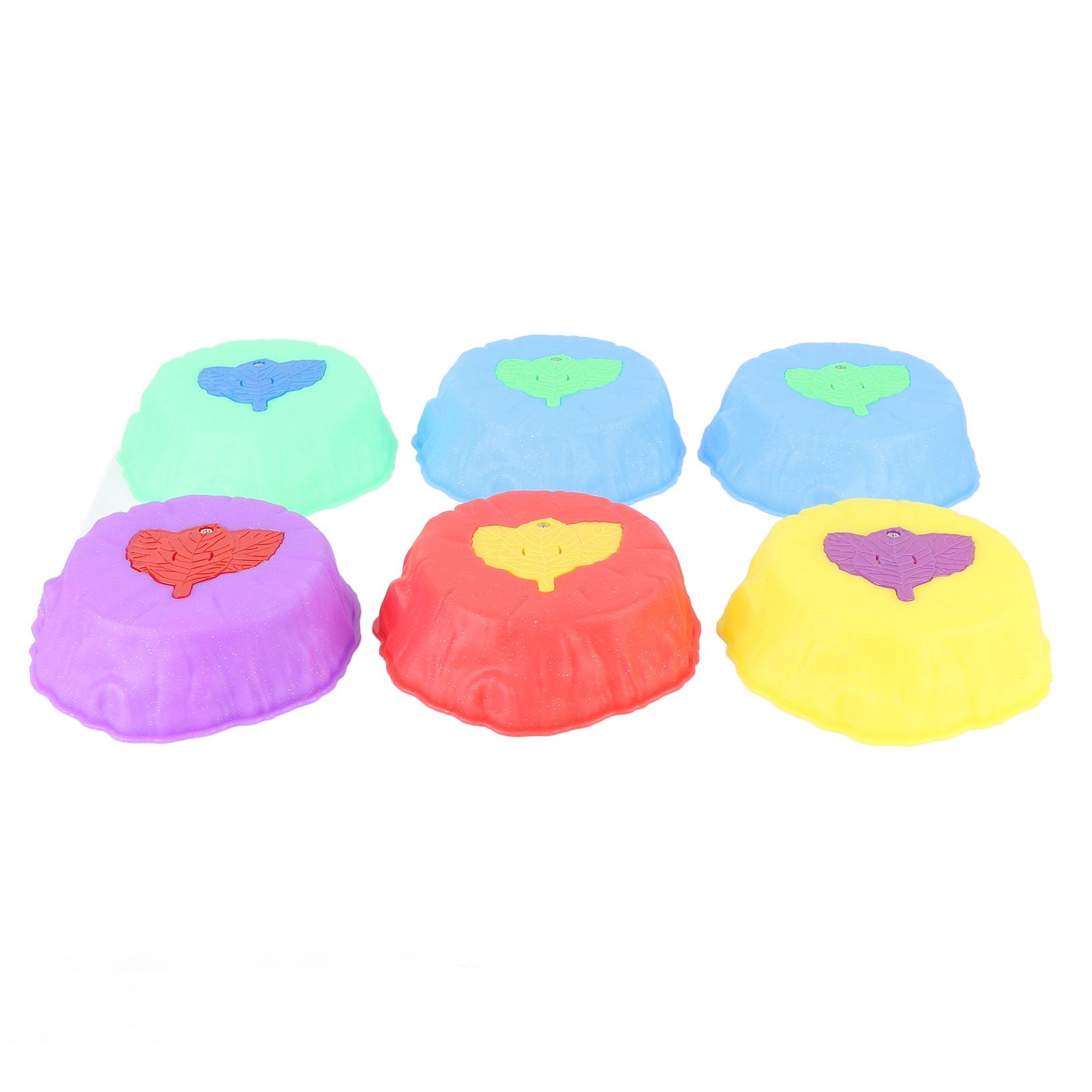 6pcs Light Up Stepping Stones Plastic Balancing Jumping Stones with Anti Slip view 9
