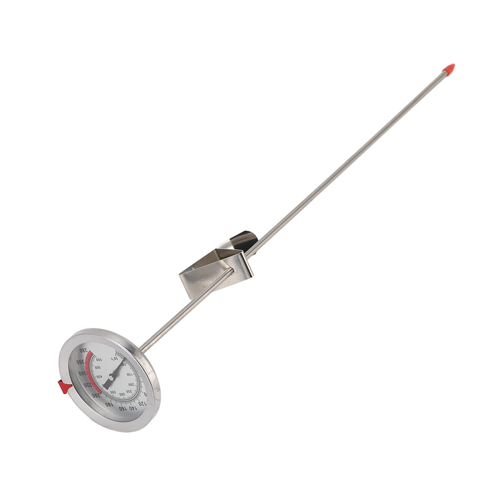 Cooking Thermometer Stainless Steel 50 to 550℉ 40cm Mechanical Probe