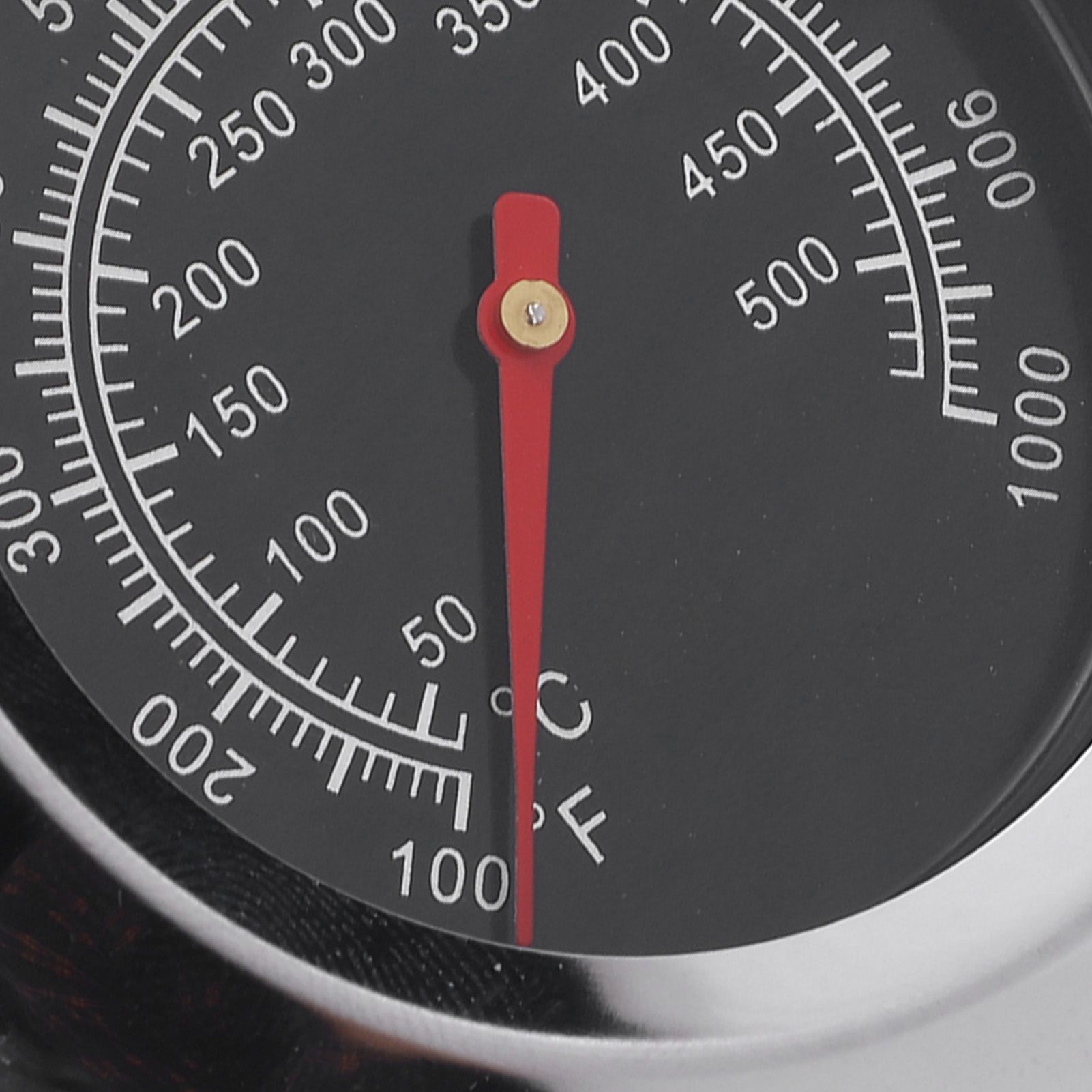 Stainless Steel BBQ Temperature Gauge Thermometer with 76mm Dial M10 Screw view 2