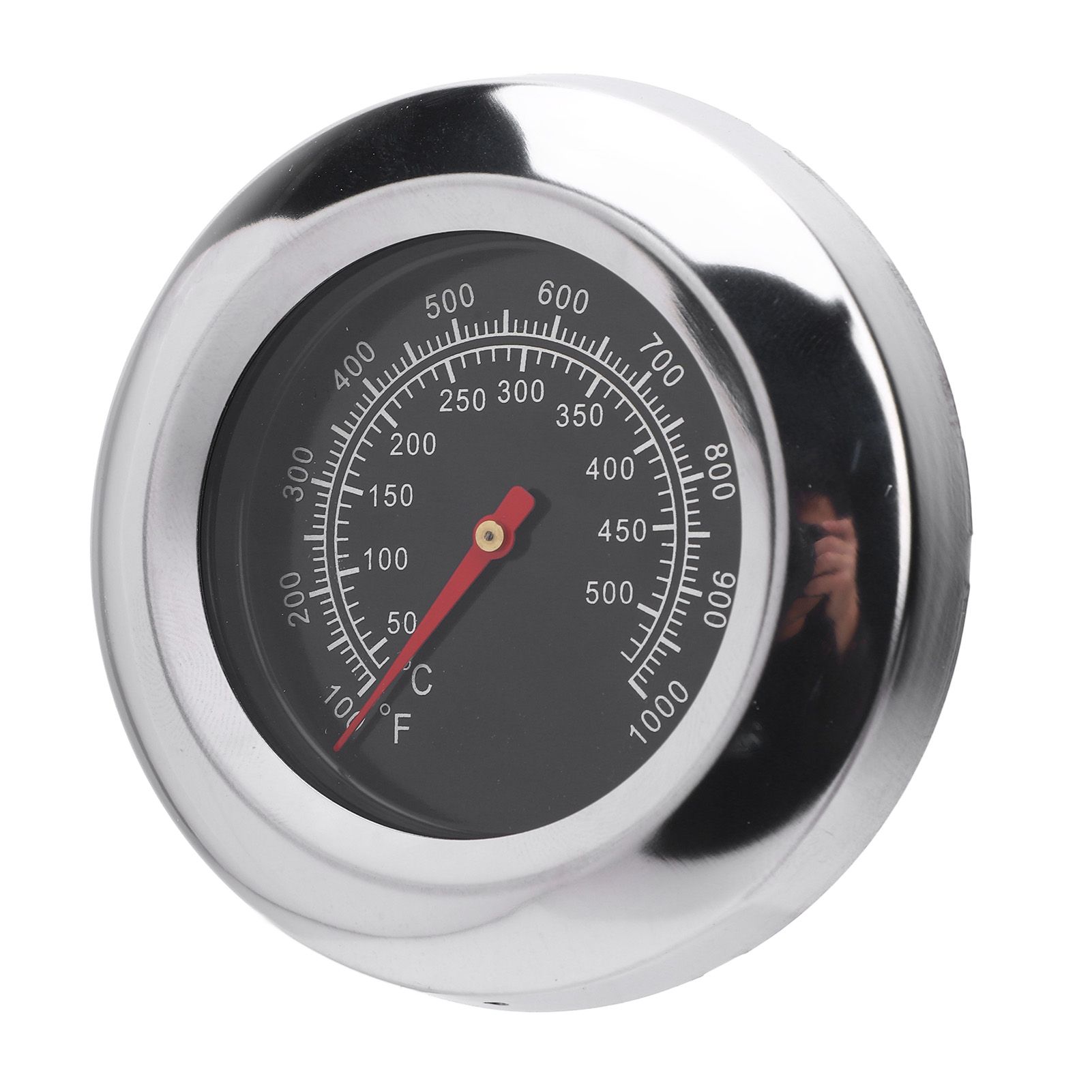 Stainless Steel BBQ Temperature Gauge Thermometer with 76mm Dial M10 Screw view 3