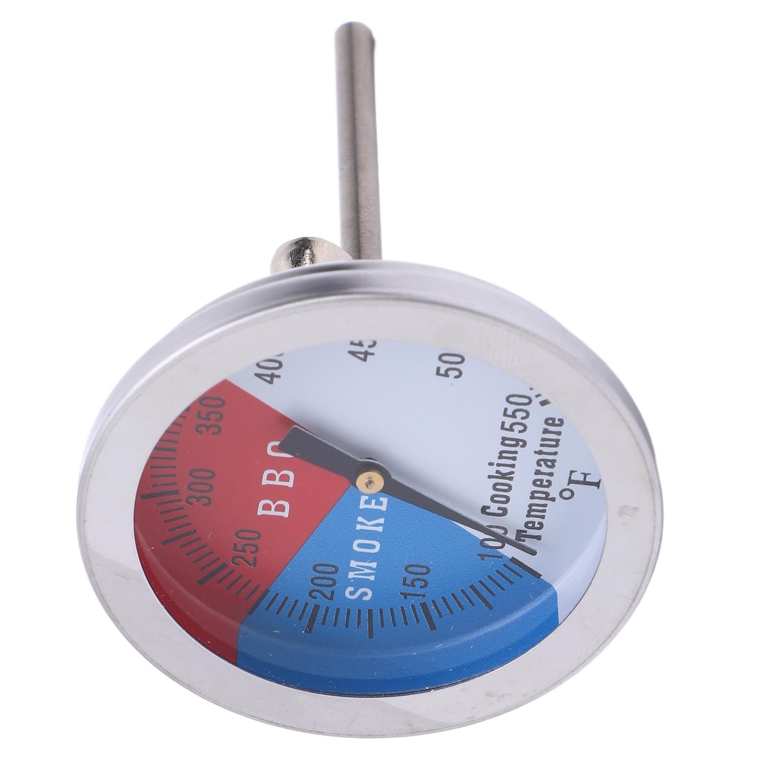 Oven Thermometer 100 to 550℉ Stainless Steel Short Needle Grill Temp Gauge for view 8