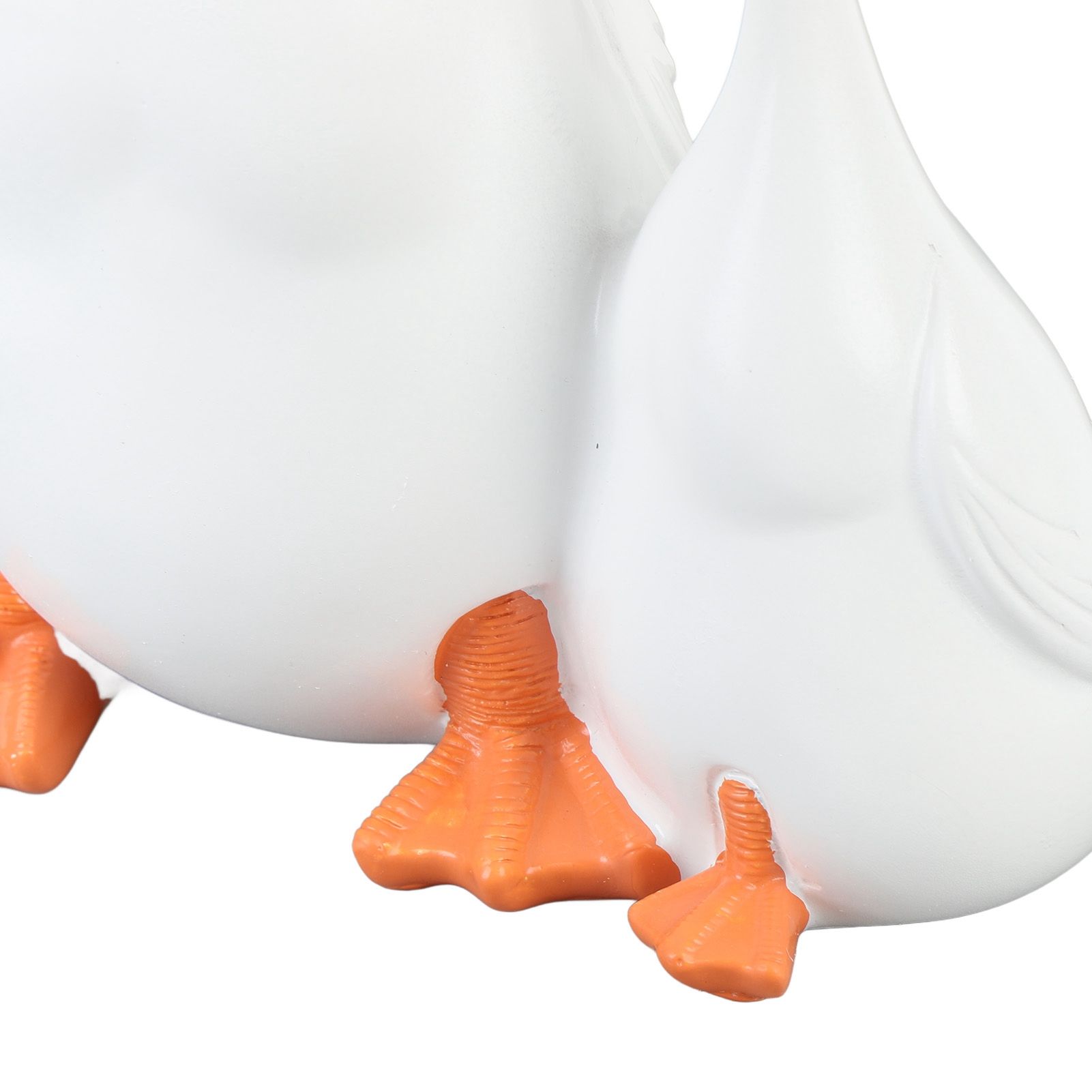 Duck Sculpture Simulated Rain Proof Resin Duck and Duckling Statue for Garden view 5