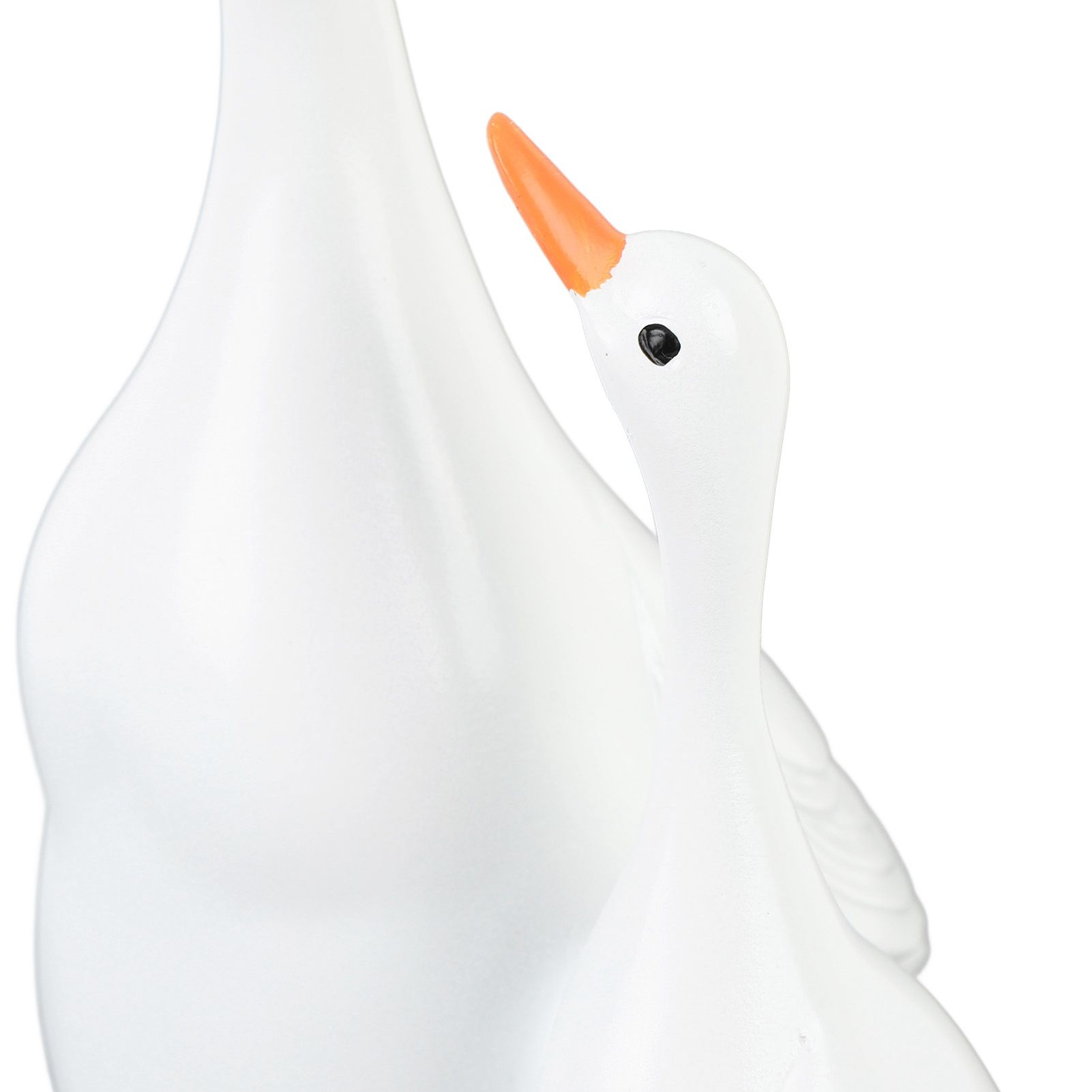 Duck Sculpture Simulated Rain Proof Resin Duck and Duckling Statue for Garden view 7