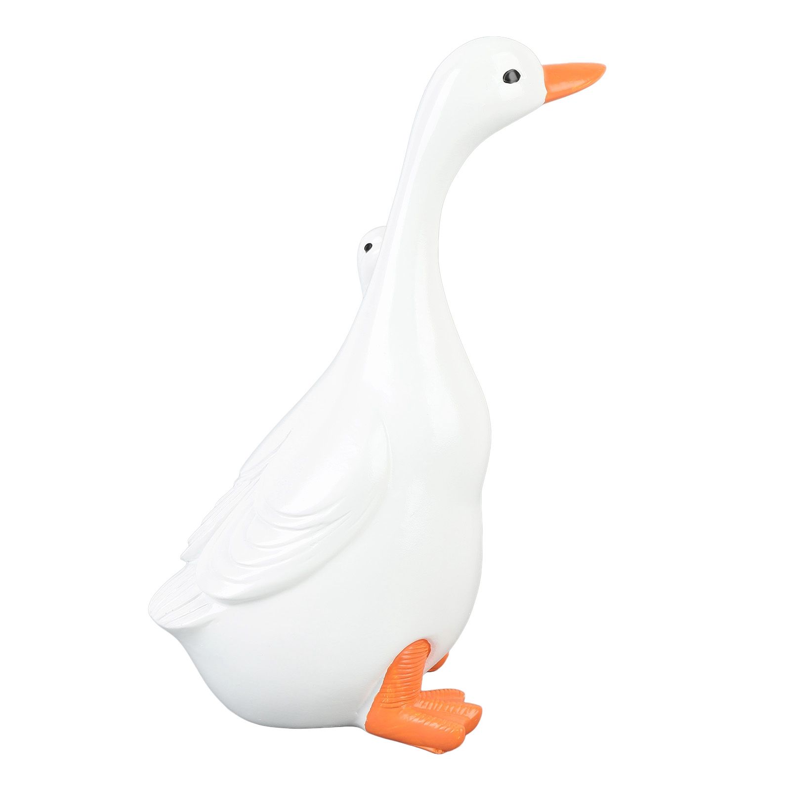 Duck Sculpture Simulated Rain Proof Resin Duck and Duckling Statue for Garden view 8