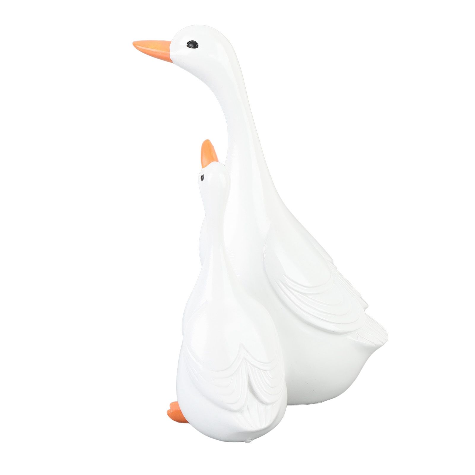 Duck Sculpture Simulated Rain Proof Resin Duck and Duckling Statue for Garden view 11