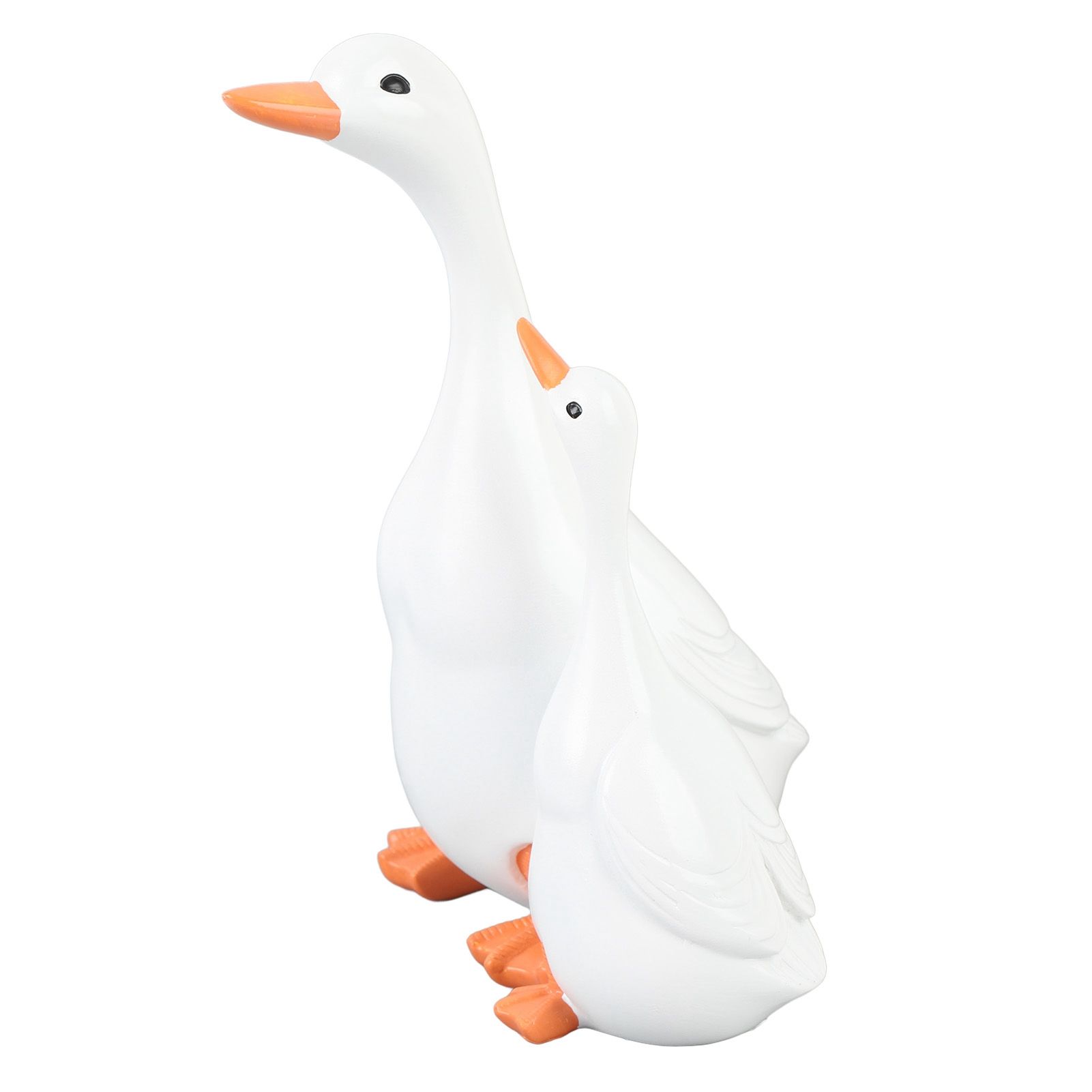 Duck Sculpture Simulated Rain Proof Resin Duck and Duckling Statue for Garden view 12
