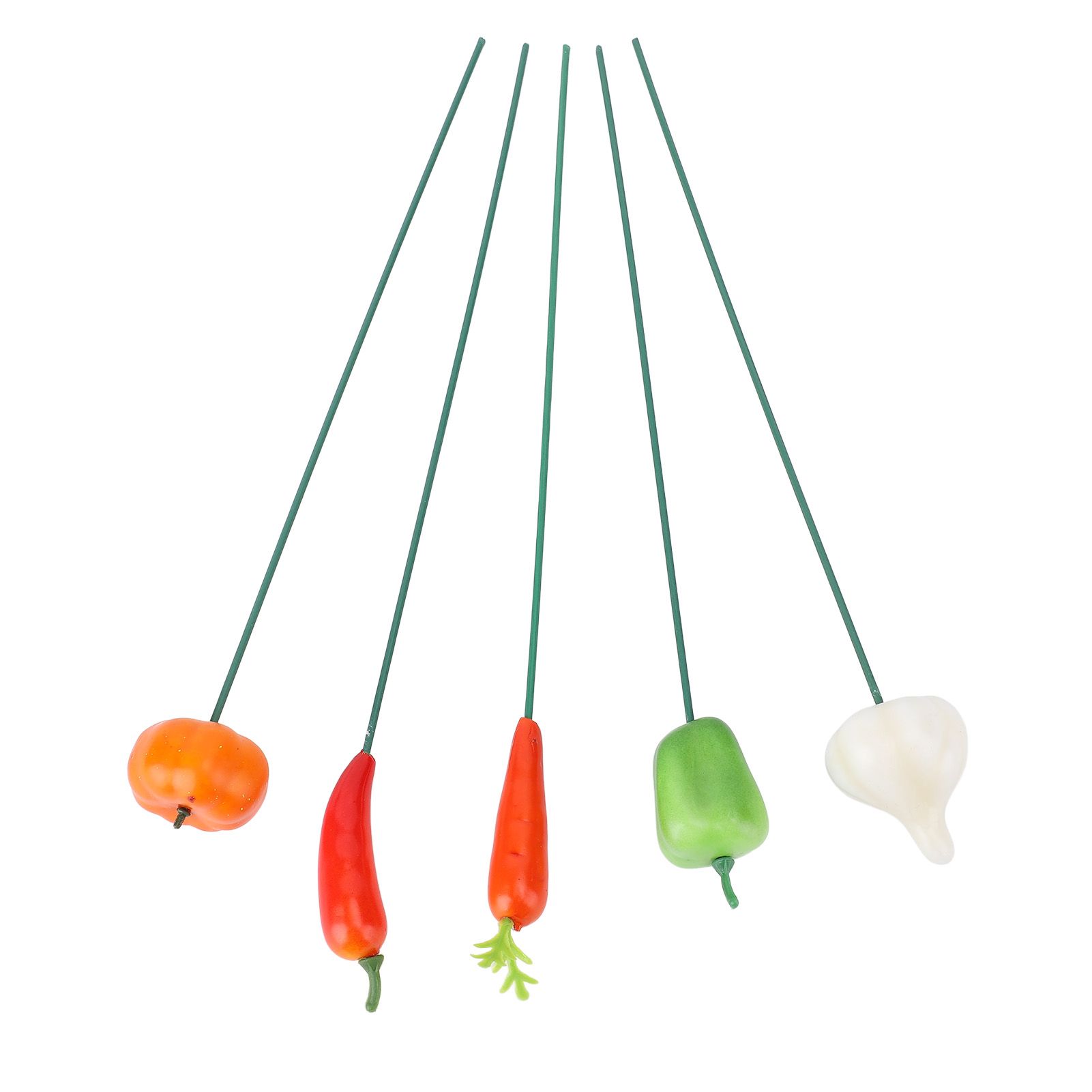 5Pcs Garden Stake Decoration Weather Proof Multifunctional Stable Support Lawn view 2