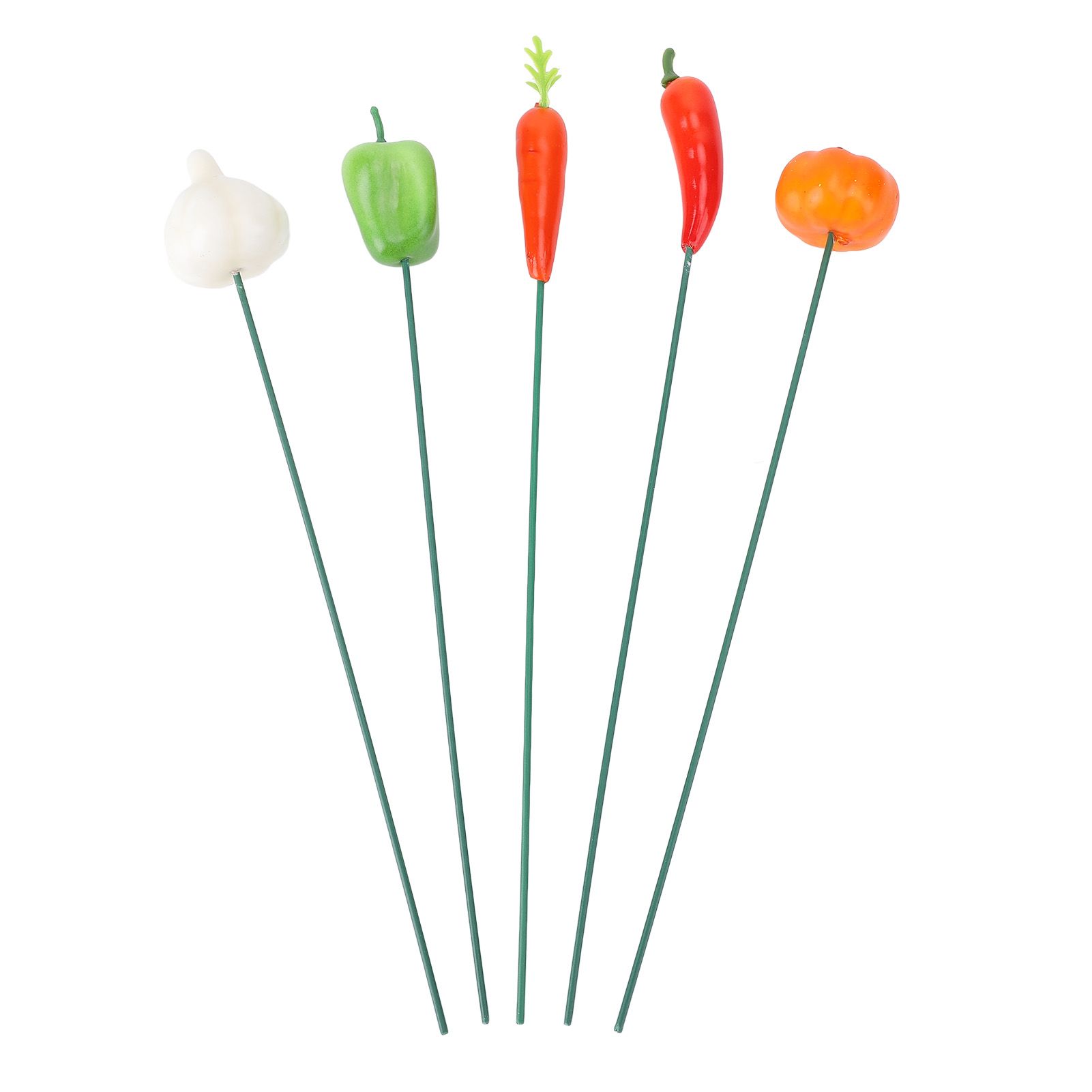 5Pcs Garden Stake Decoration Weather Proof Multifunctional Stable Support Lawn view 3